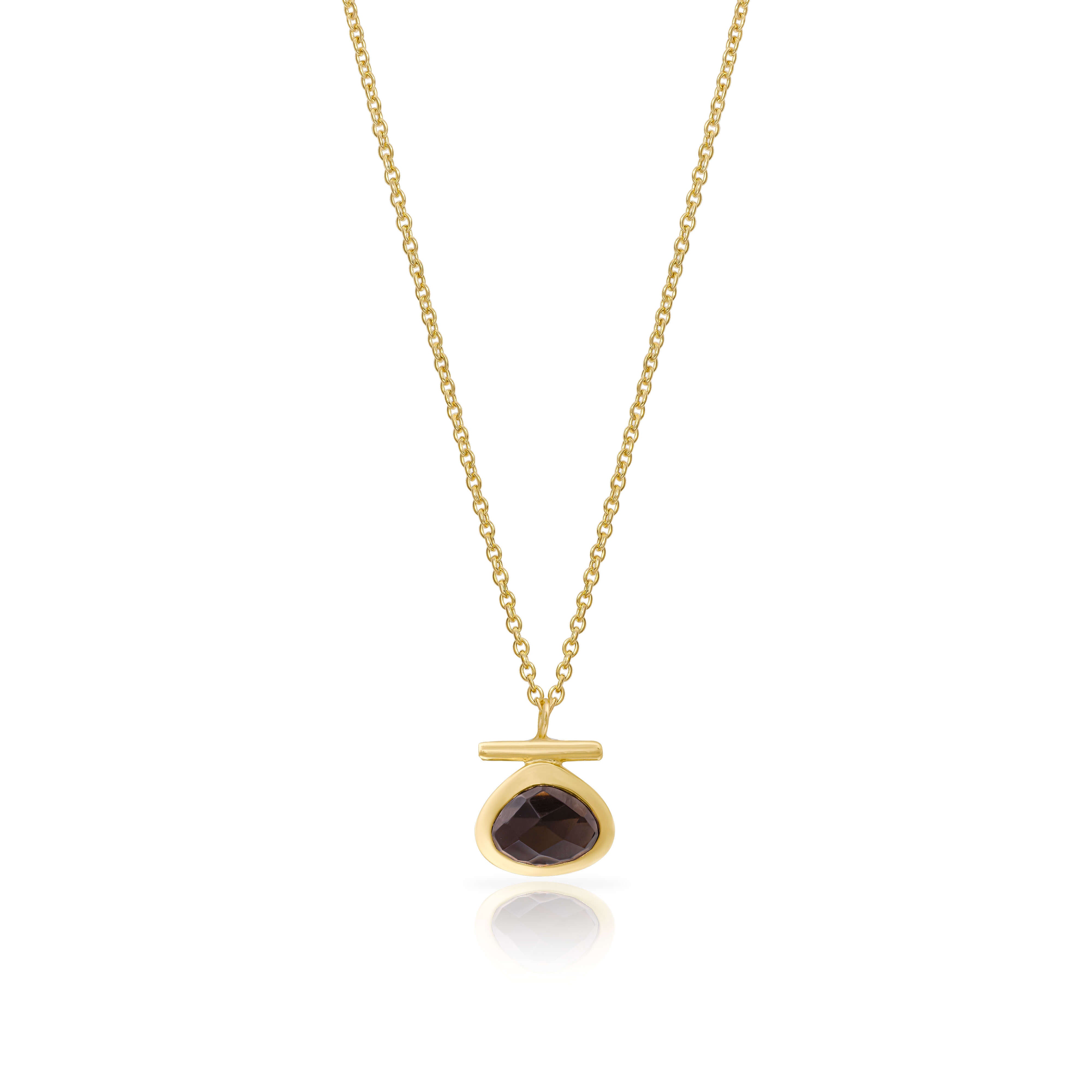 Sapir smoky quartz pendant