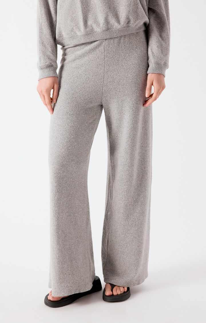 Cluway Boucle Knit Straight Joggers | MEZI | MEZI