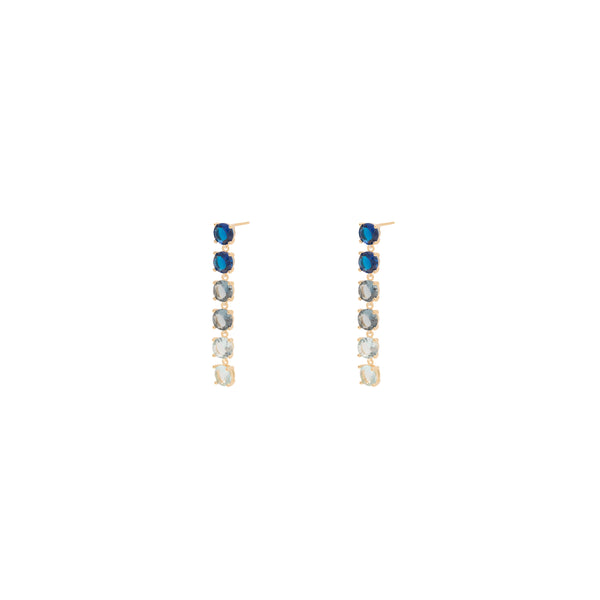 Caston crystal drop earrings