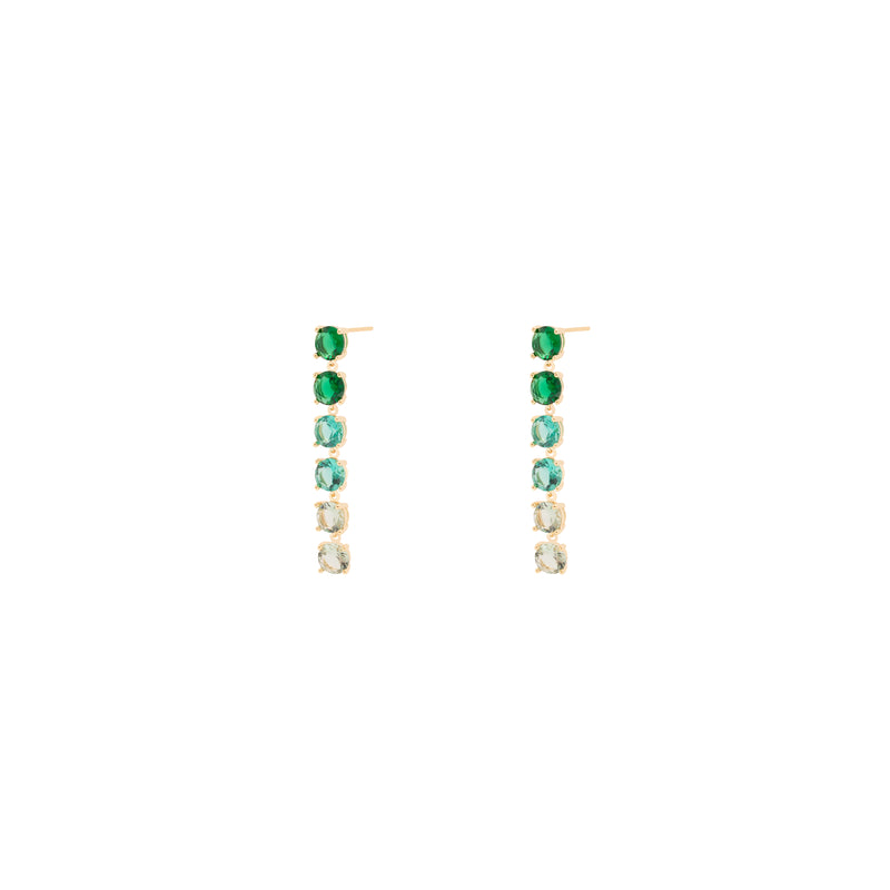 Caston crystal drop earrings