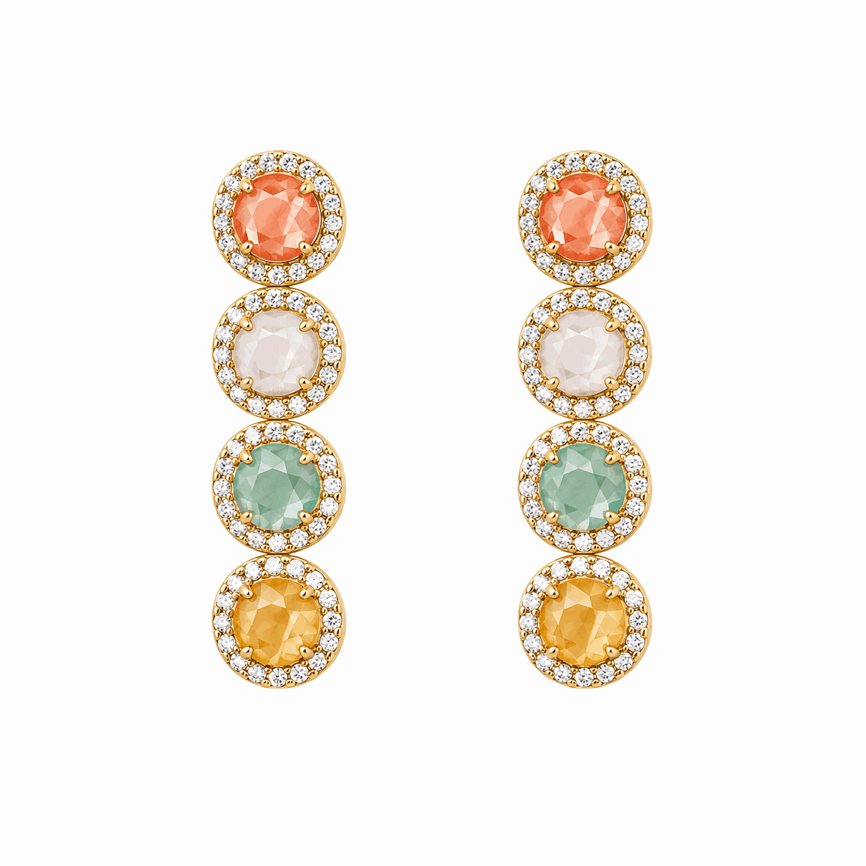 Kona crystal earrings