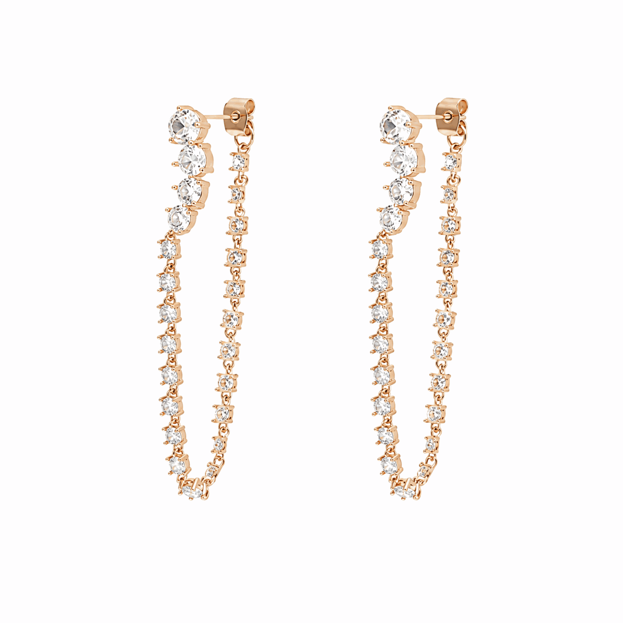 Kavish crystal drop earrings