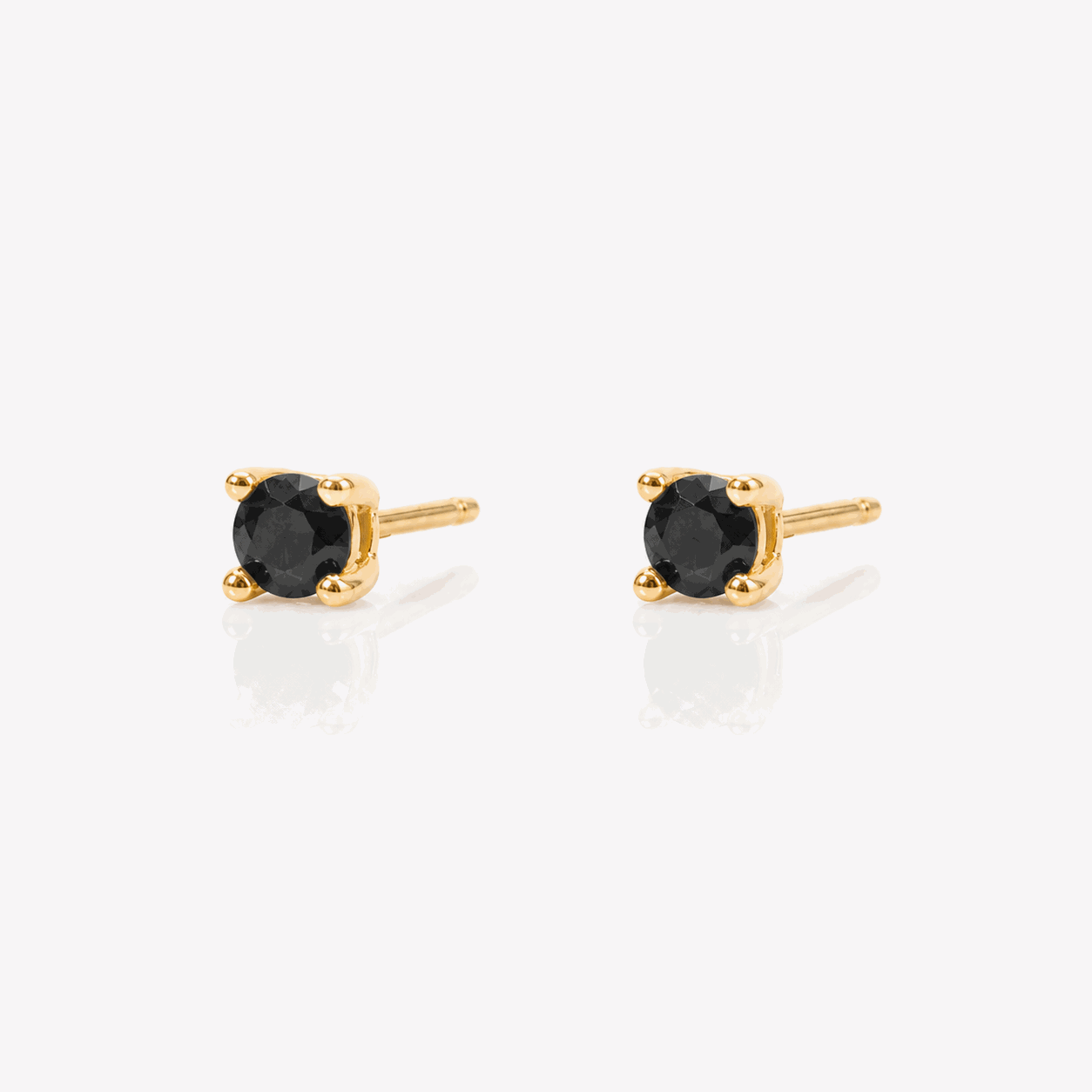 Pera coloured crystal stud earrings, sterling silver (view 4)