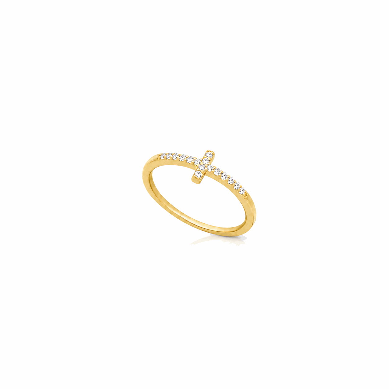 Divina Cross Ring, sterling silver (view 4)