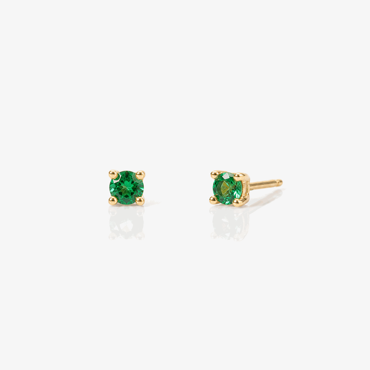 Pera coloured crystal stud earrings