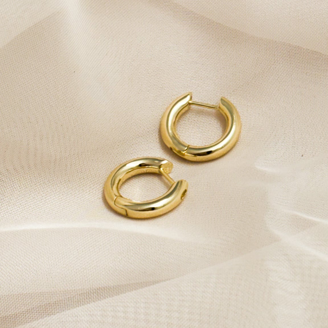 Elliott waterproof gold earrings