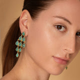 Everly semi precious 2 micron earrings