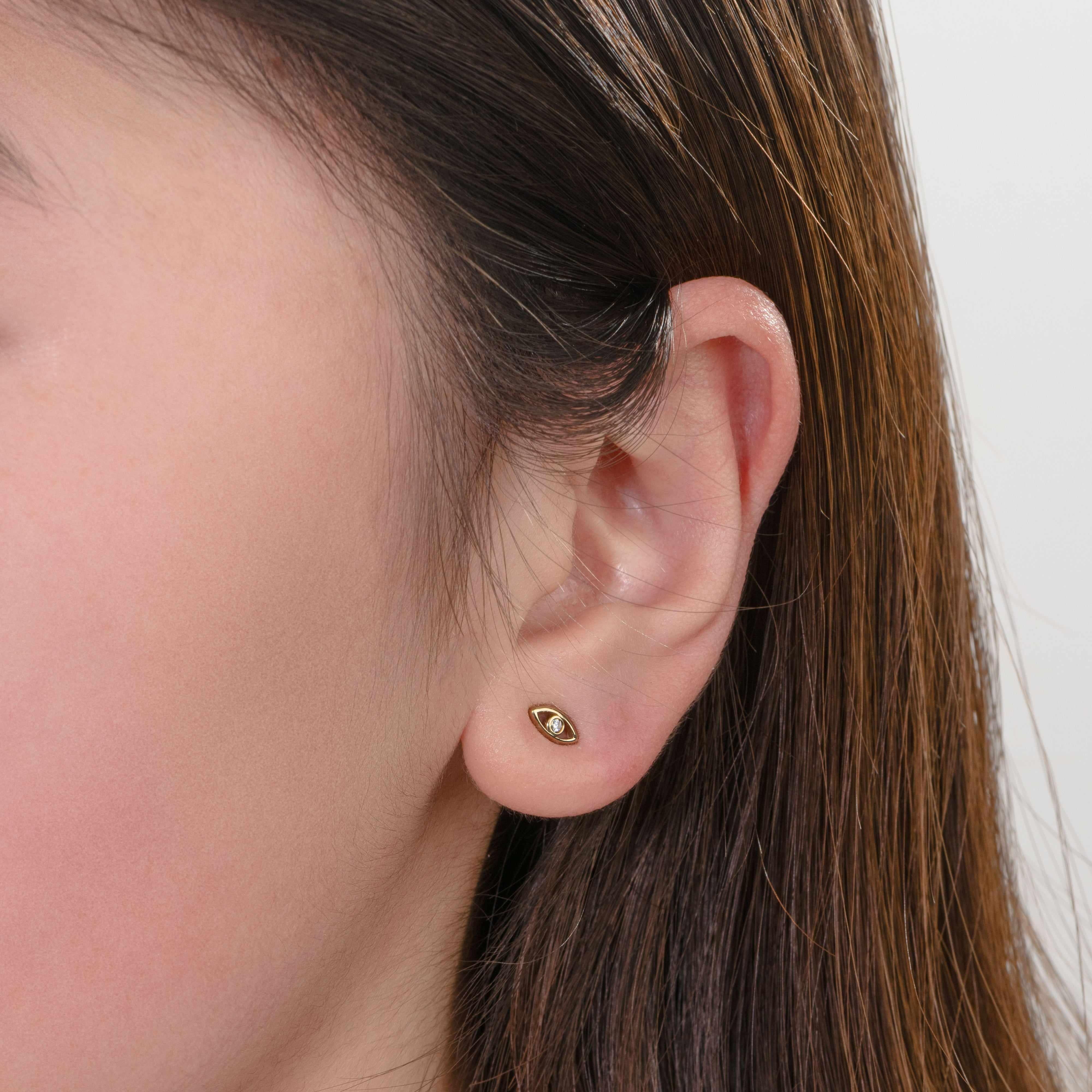 Elektra Moissanite Stud Earrings
