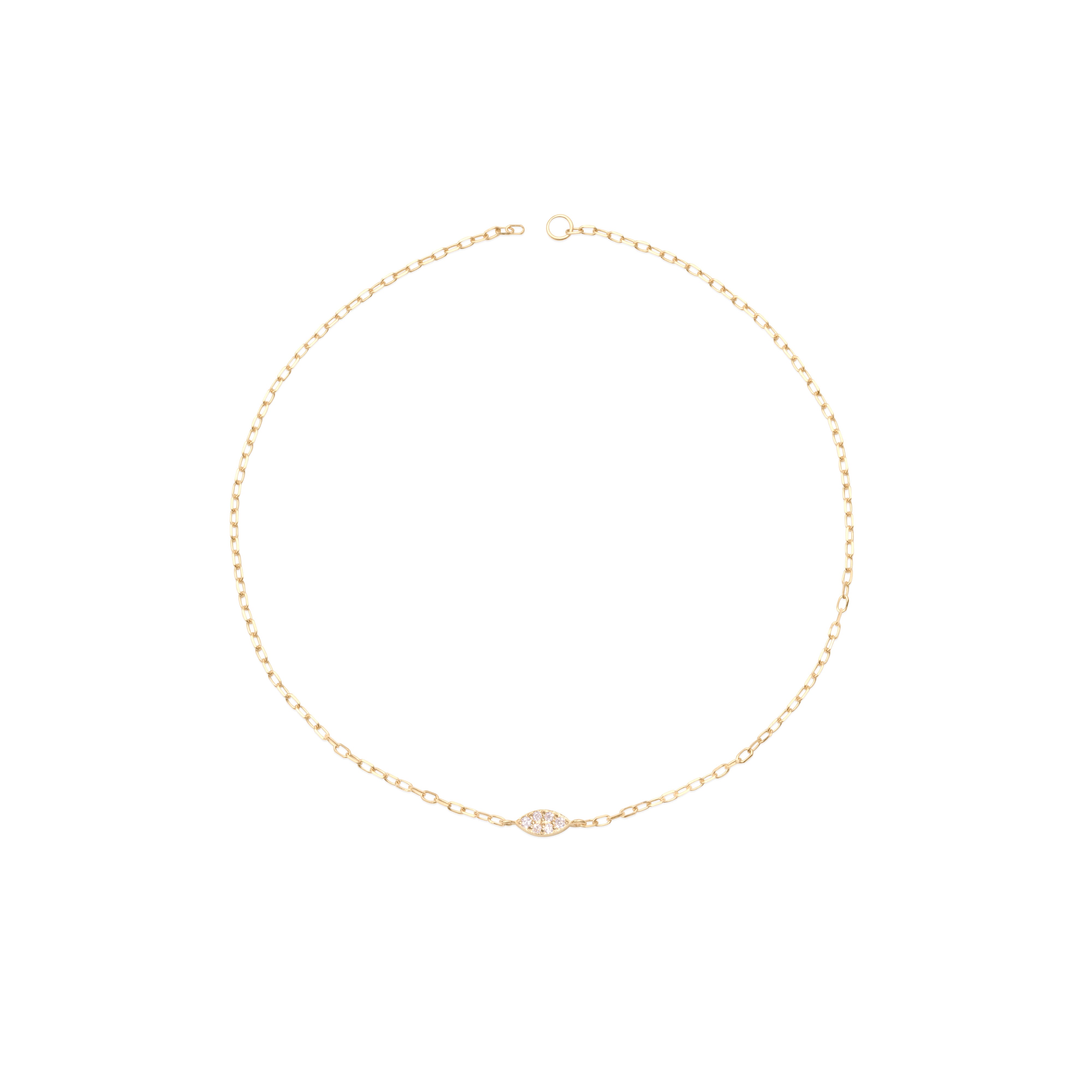Evil Eye Moissanite Permanent Bracelet | MEZI