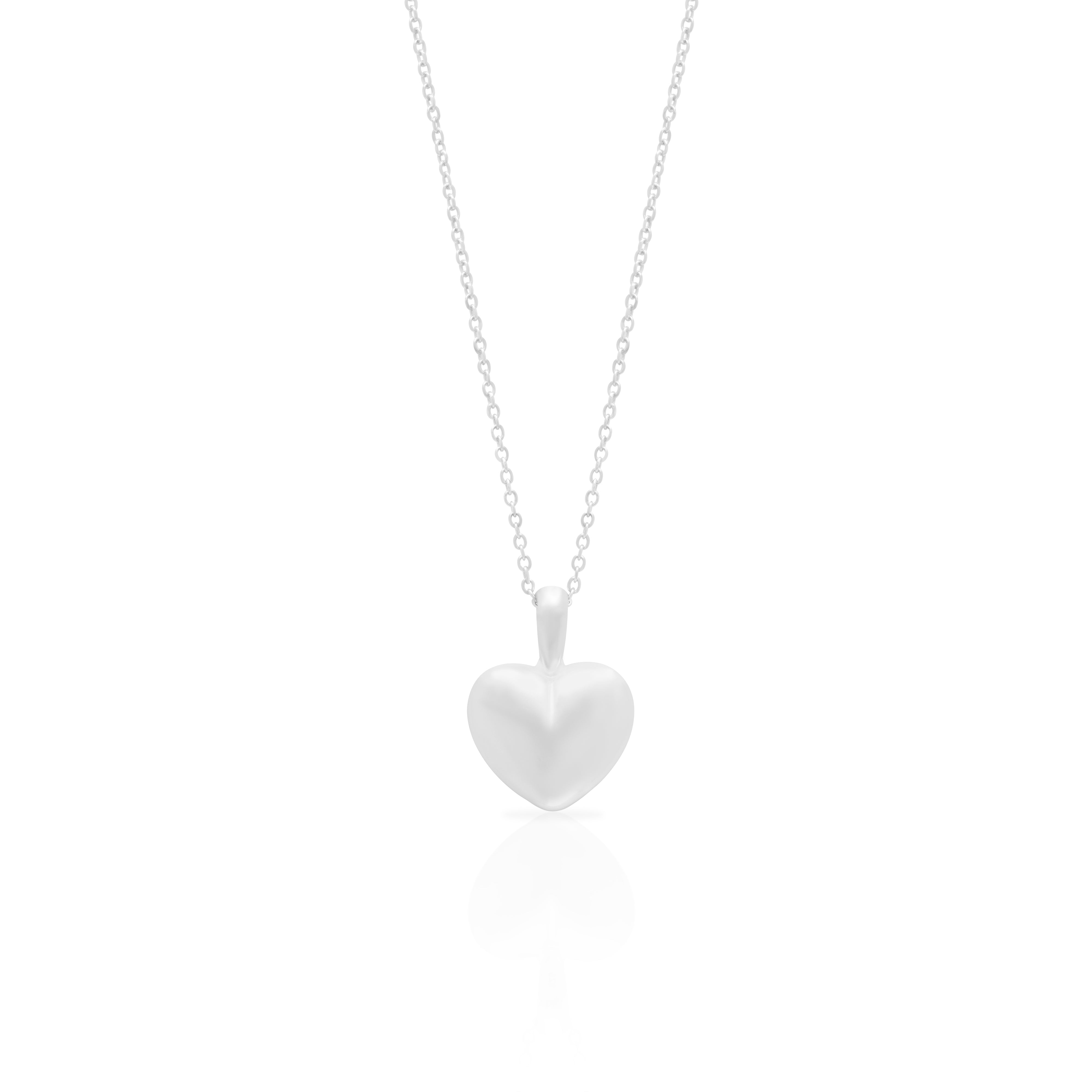 Heart puffy pendant