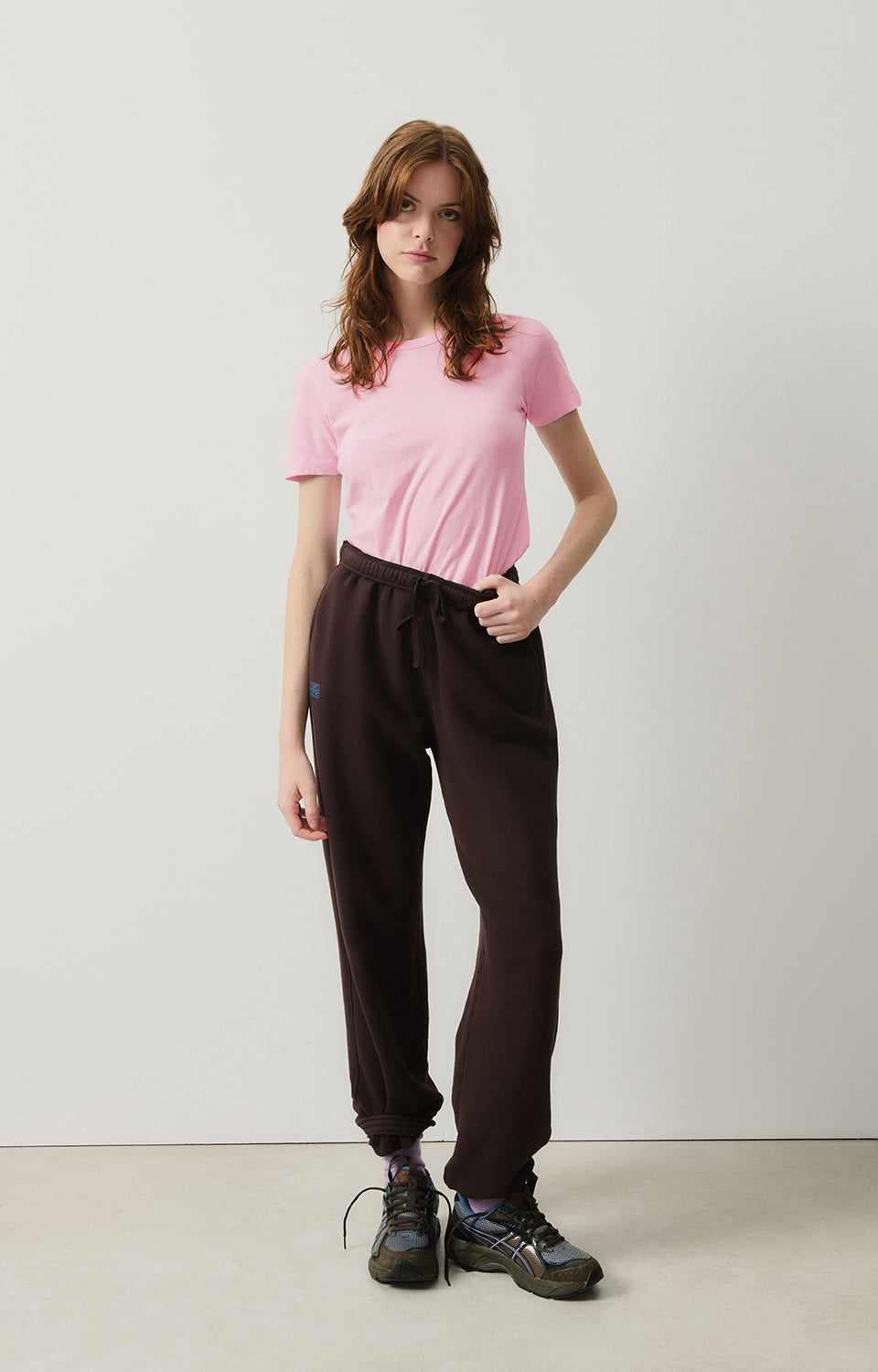 American Vintage LA MAISON GAMI21E25 T-SHIRT AJUSTE MC COL ROND US CHERRY BLOSSOM