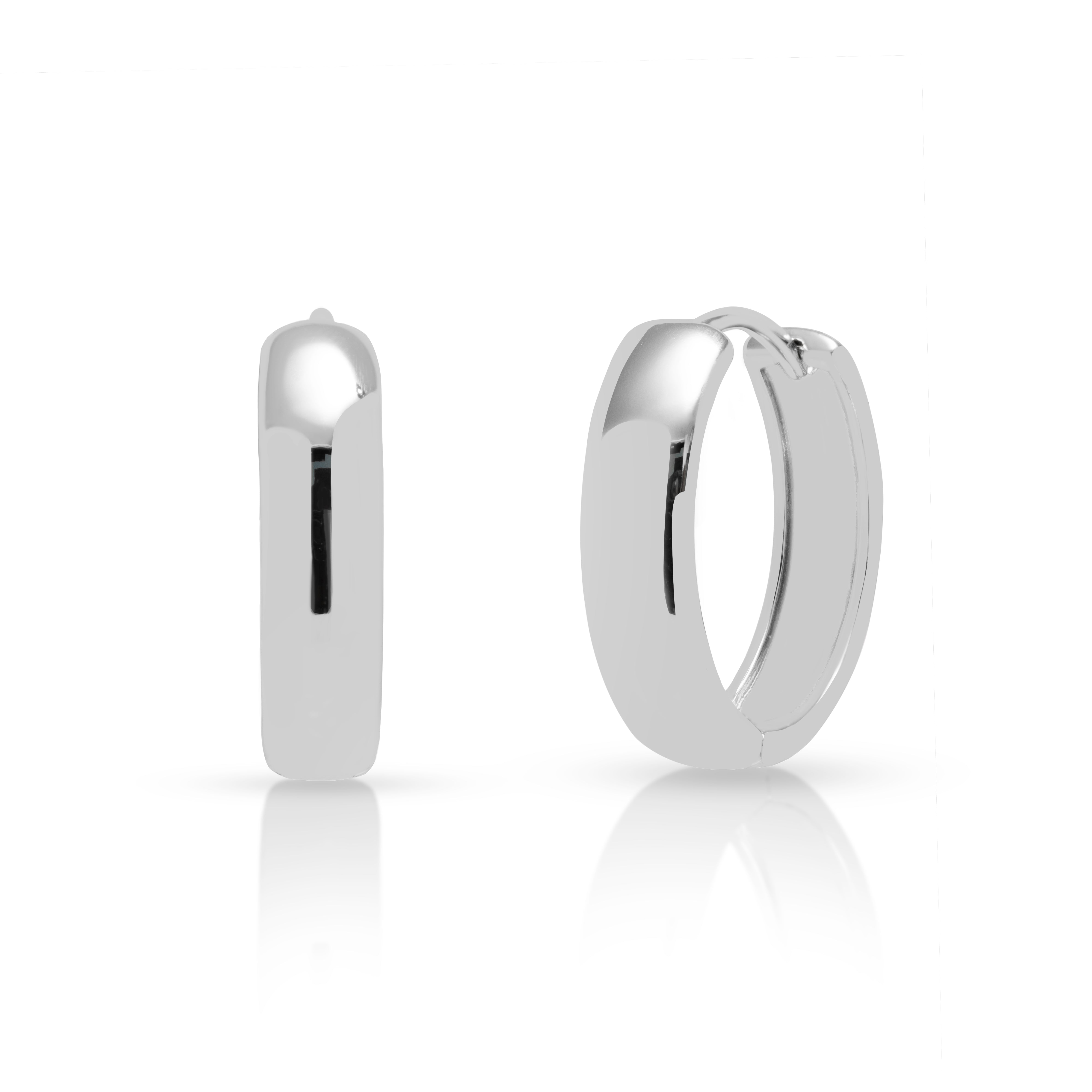 Mezi 14K Gold Plated Gibson Hoop Earrings | Jewellery | MEZI | MEZI