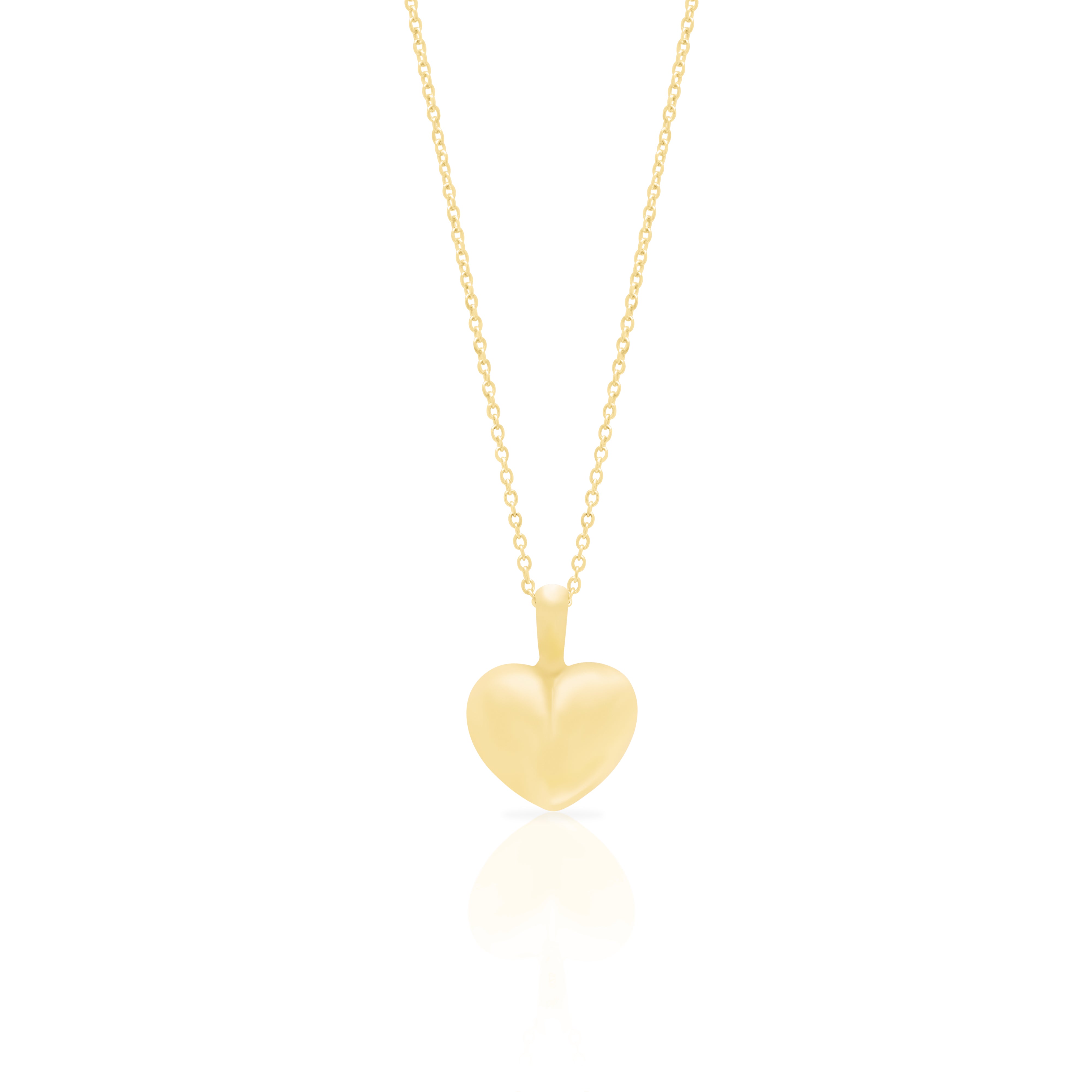 Heart puffy pendant