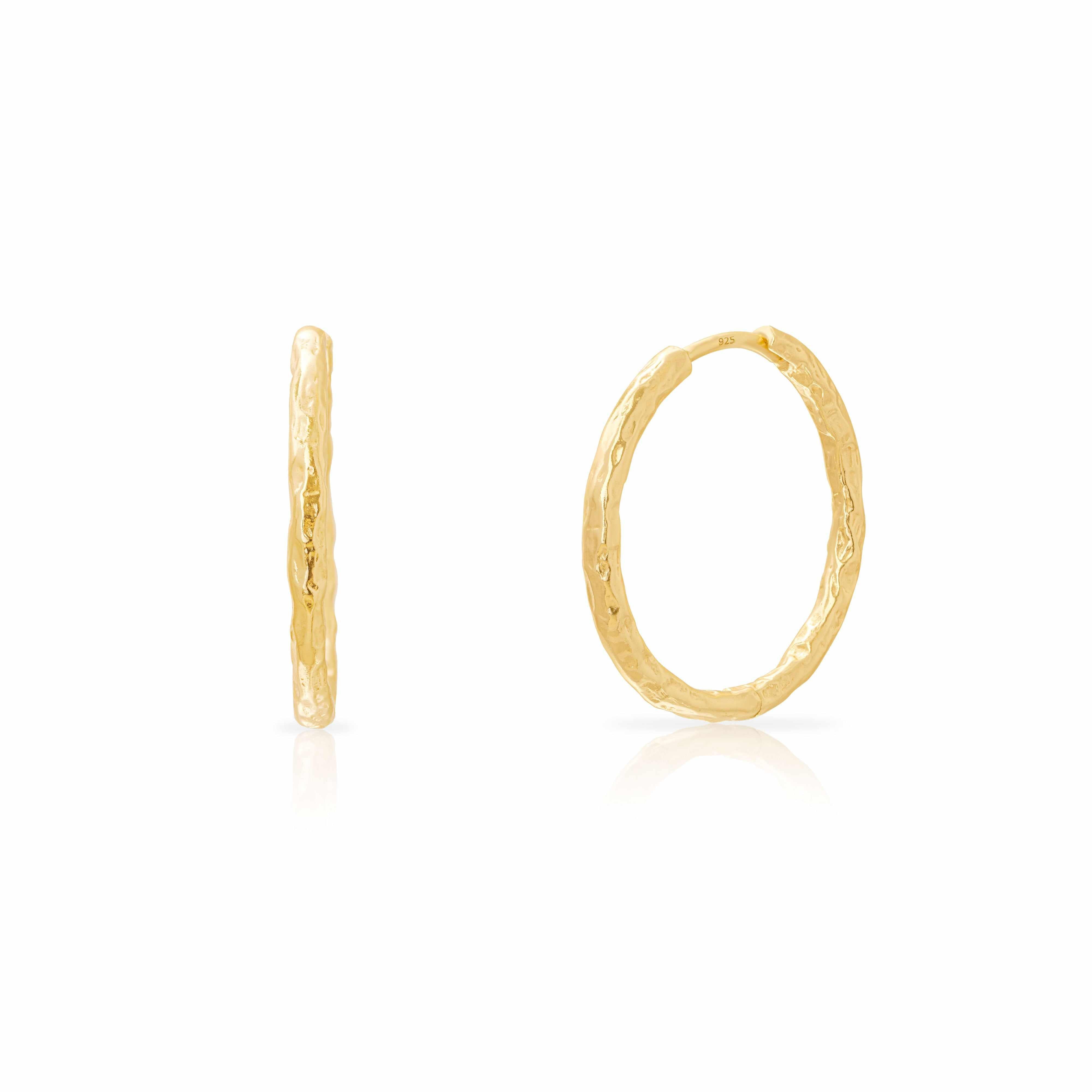 Arro gold vermeil hoops
