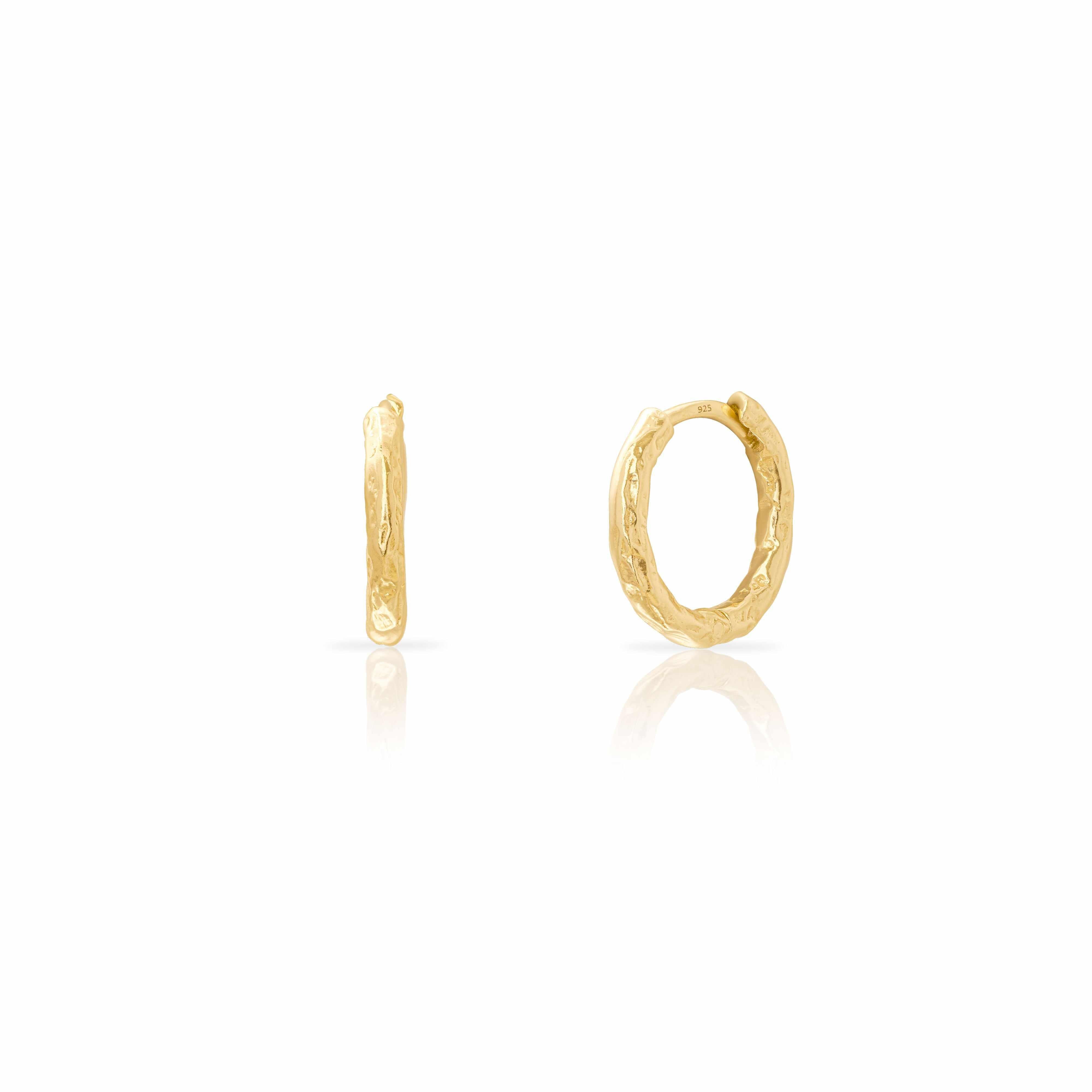 Arro gold vermeil hoops