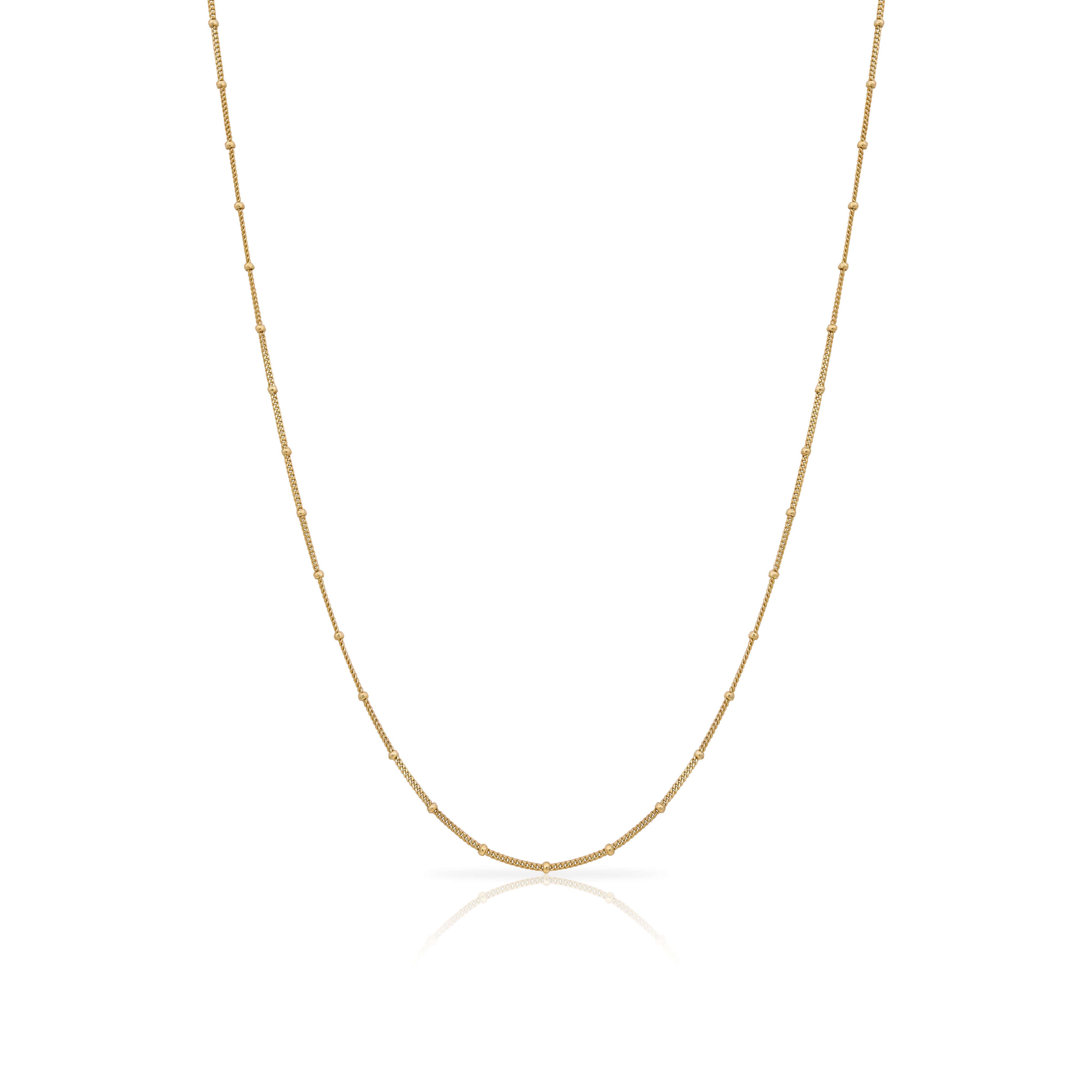 Gold filled Italian Chain with beads