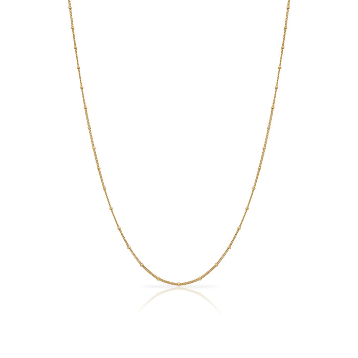 Gold filled Italian Chain with beads
