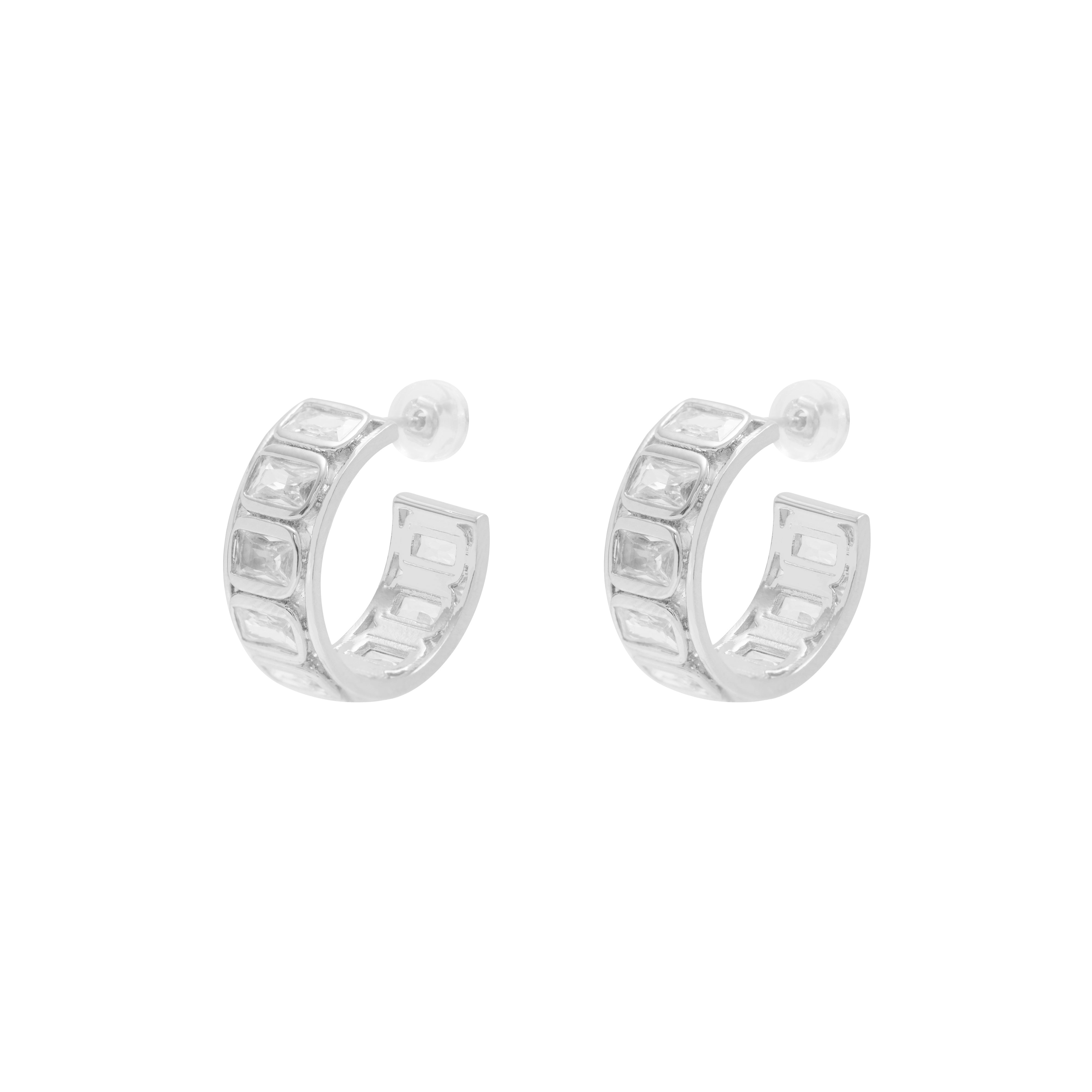 Henari crystal hoops | MEZI