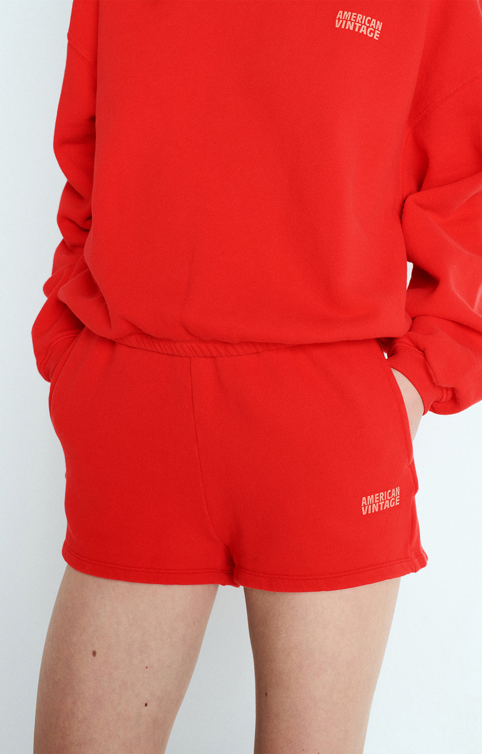 American Vintage Shorts Vintage Strawberry G-IZU09A