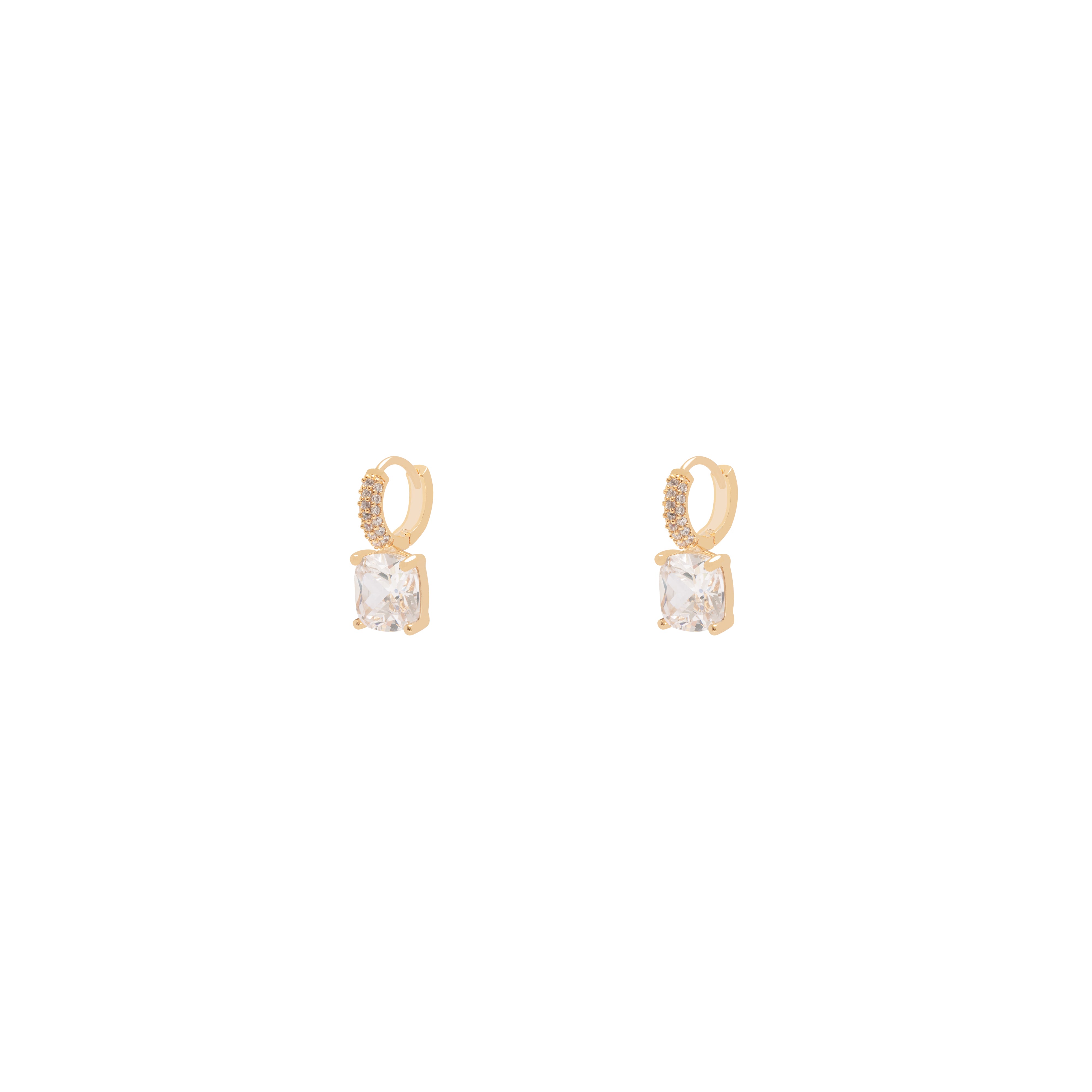 Jenny drop crystal huggies | MEZI