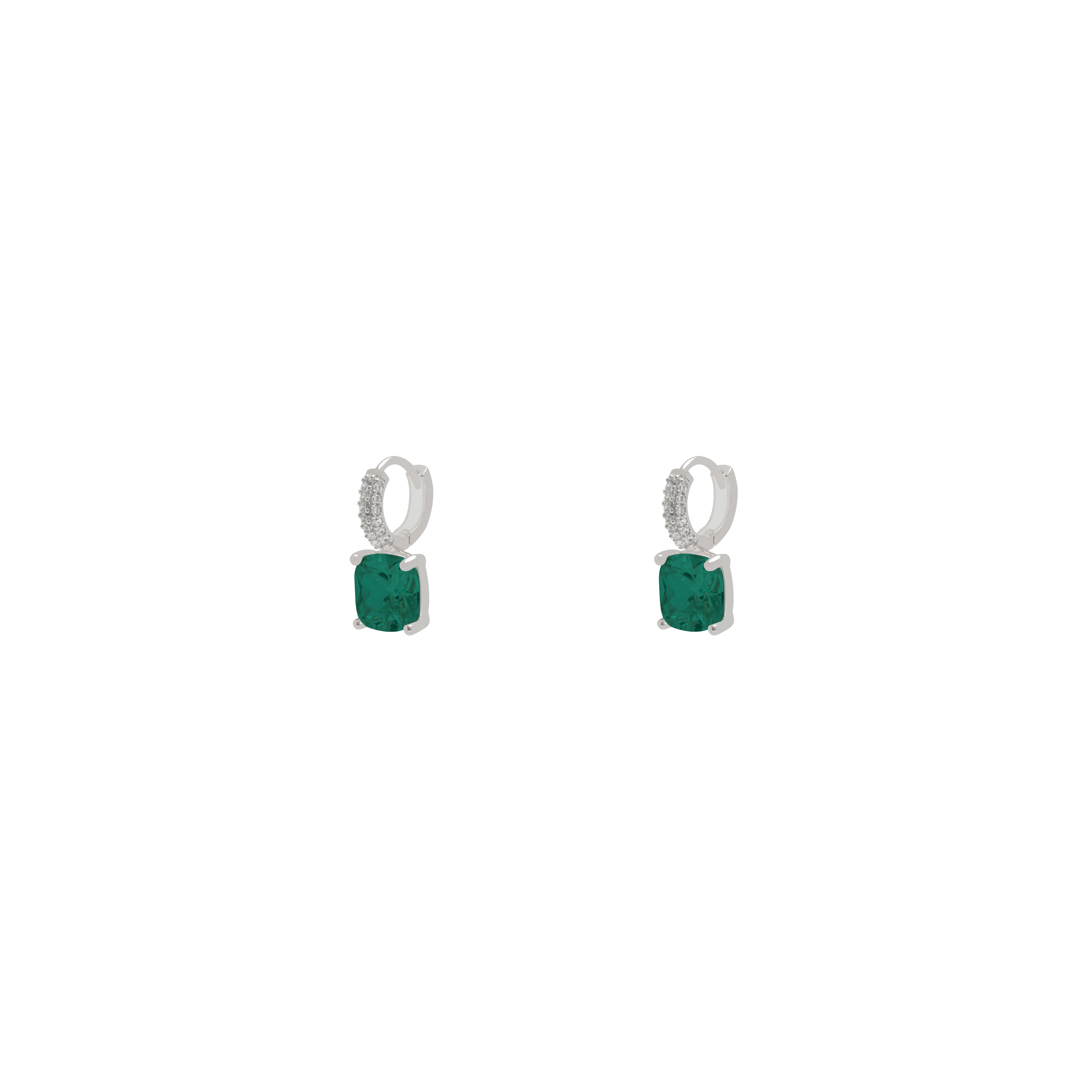 Jenny drop crystal huggies | MEZI