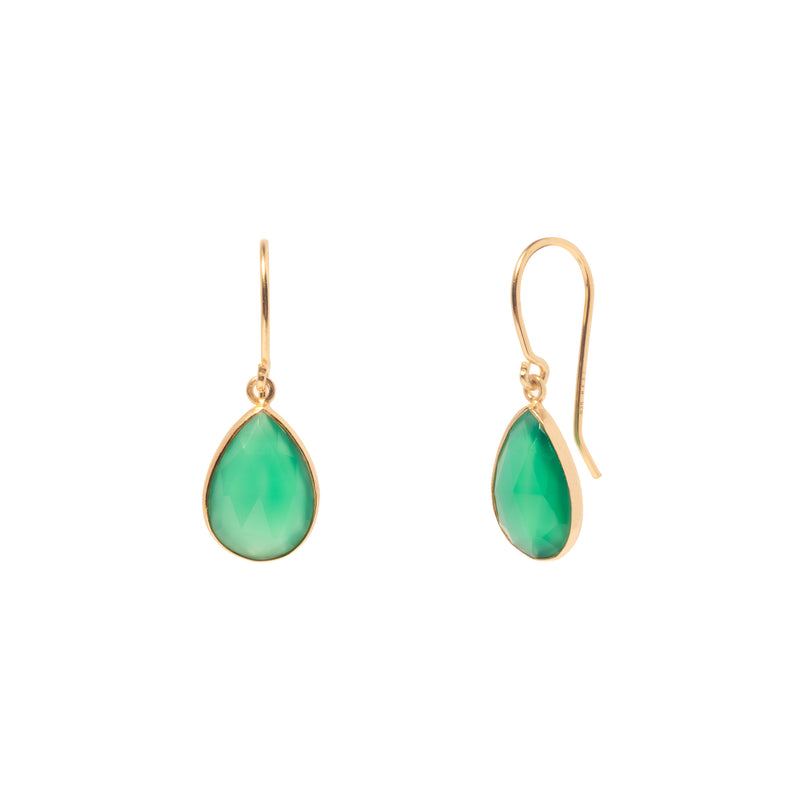 Joya tear drop semi-precious earrings