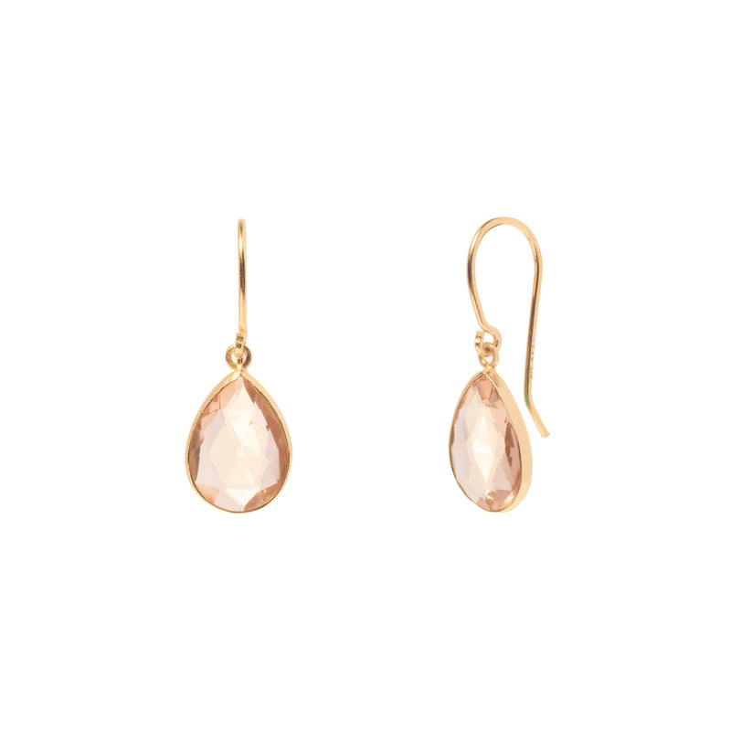 Joya tear drop semi-precious earrings