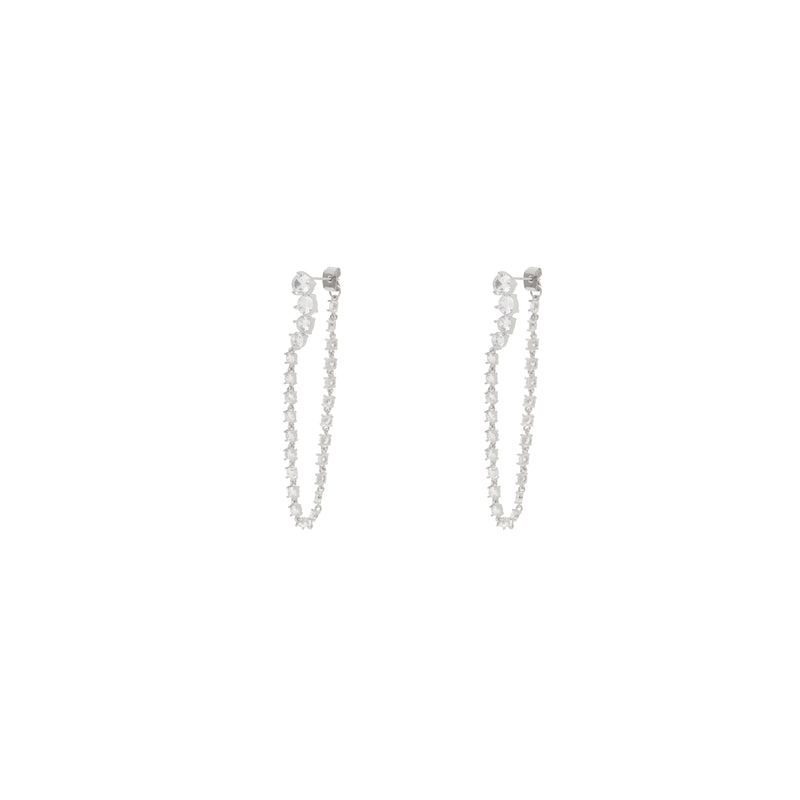 Kavish crystal drop earrings
