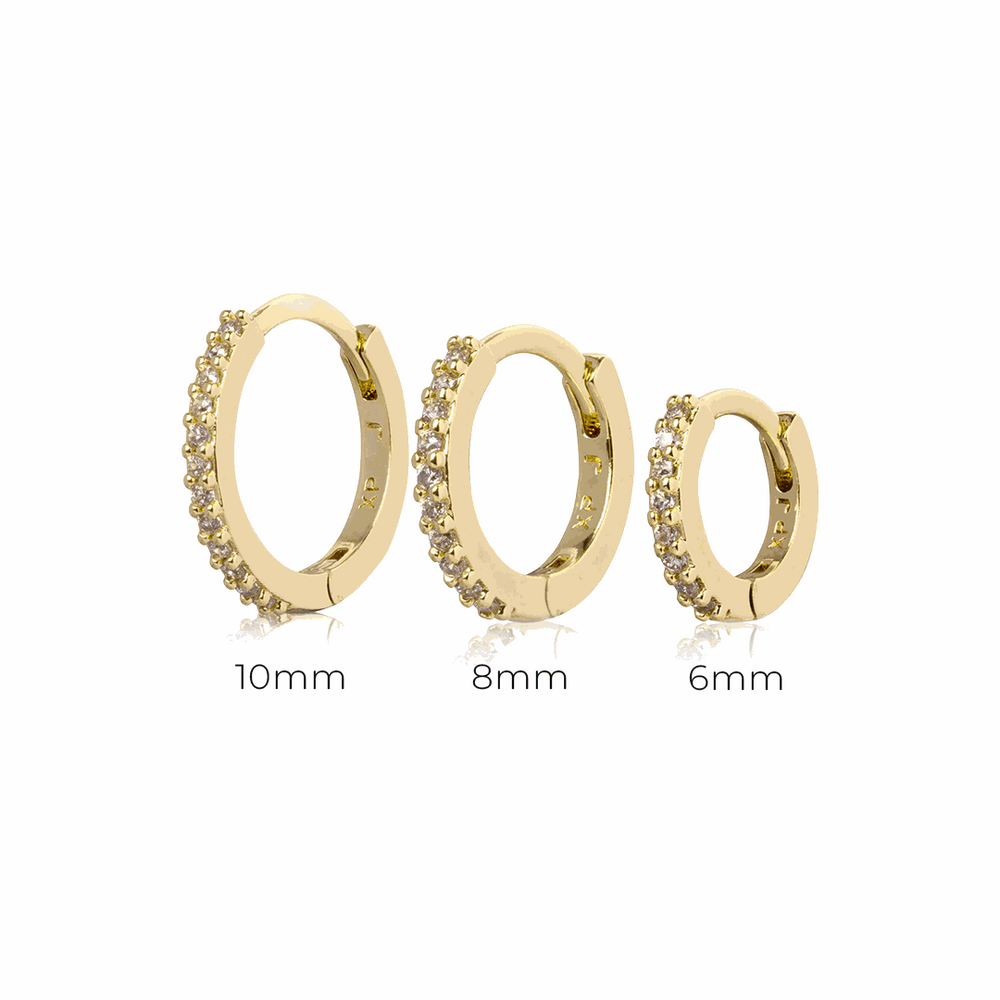 Earring Stacks – Gold & Silver Huggie Hoops | Mezi