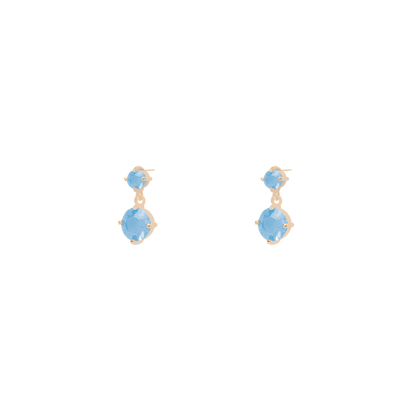 Miriam drop crystal earrings