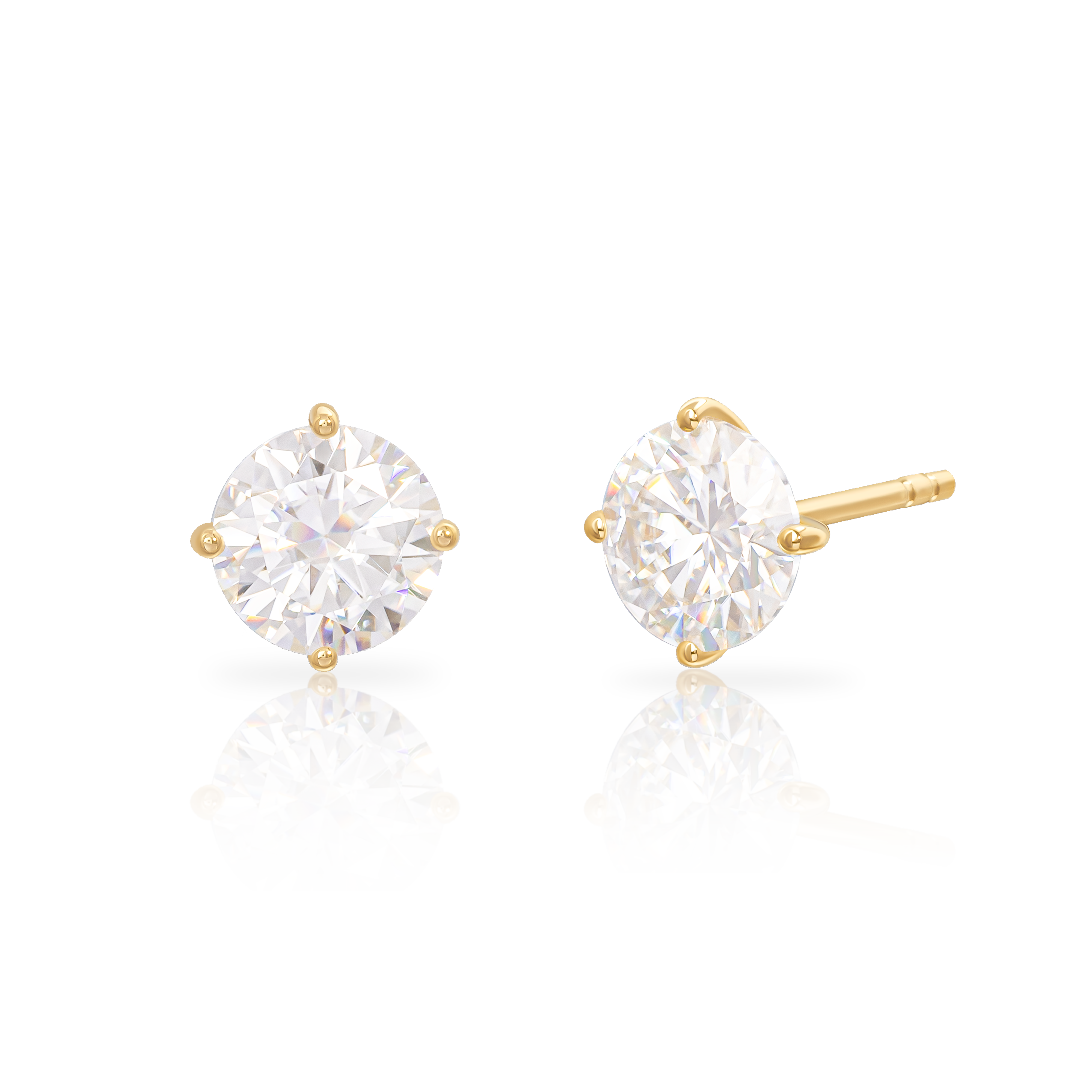 Brila Moissanite Stud Earrings