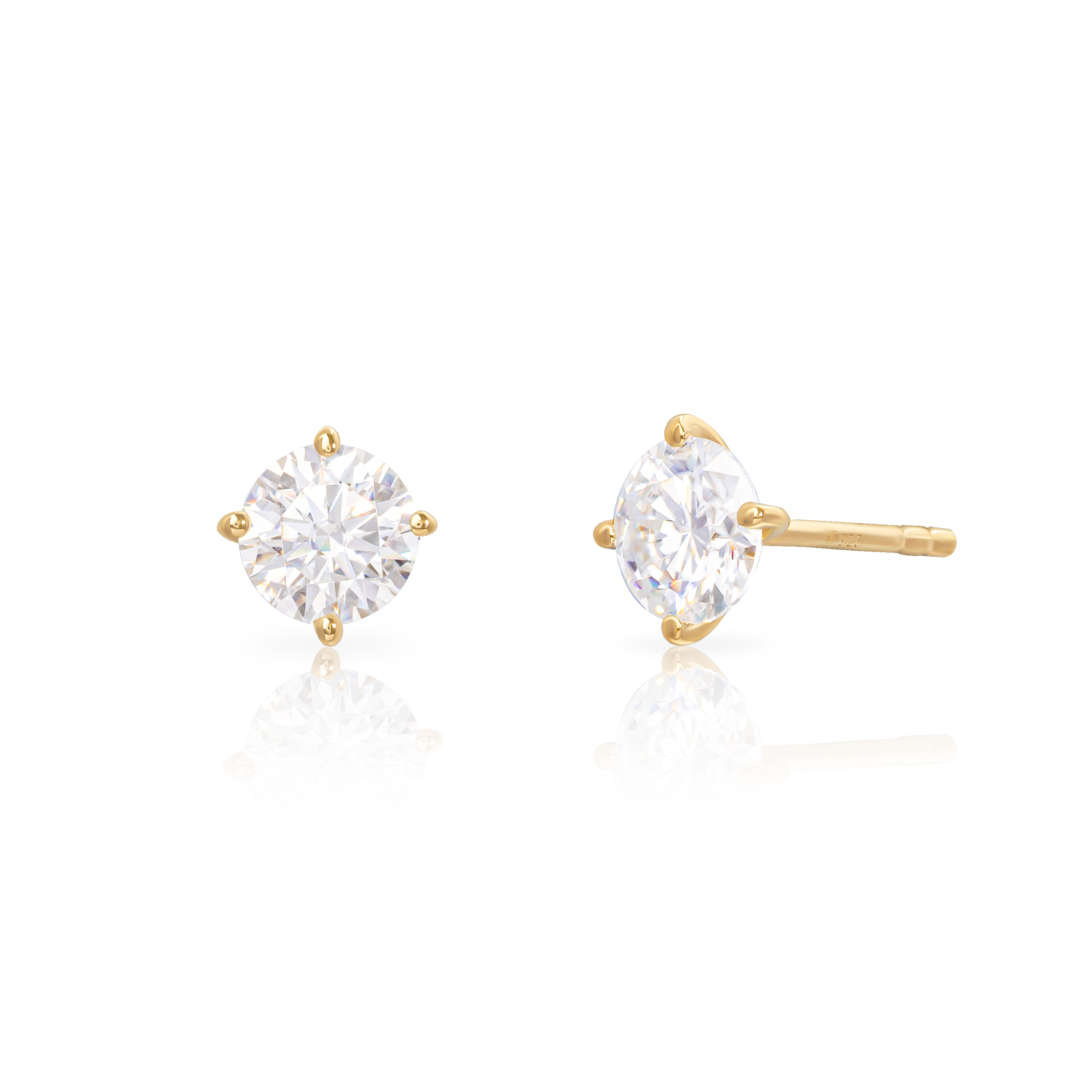 Brila Moissanite Stud Earrings