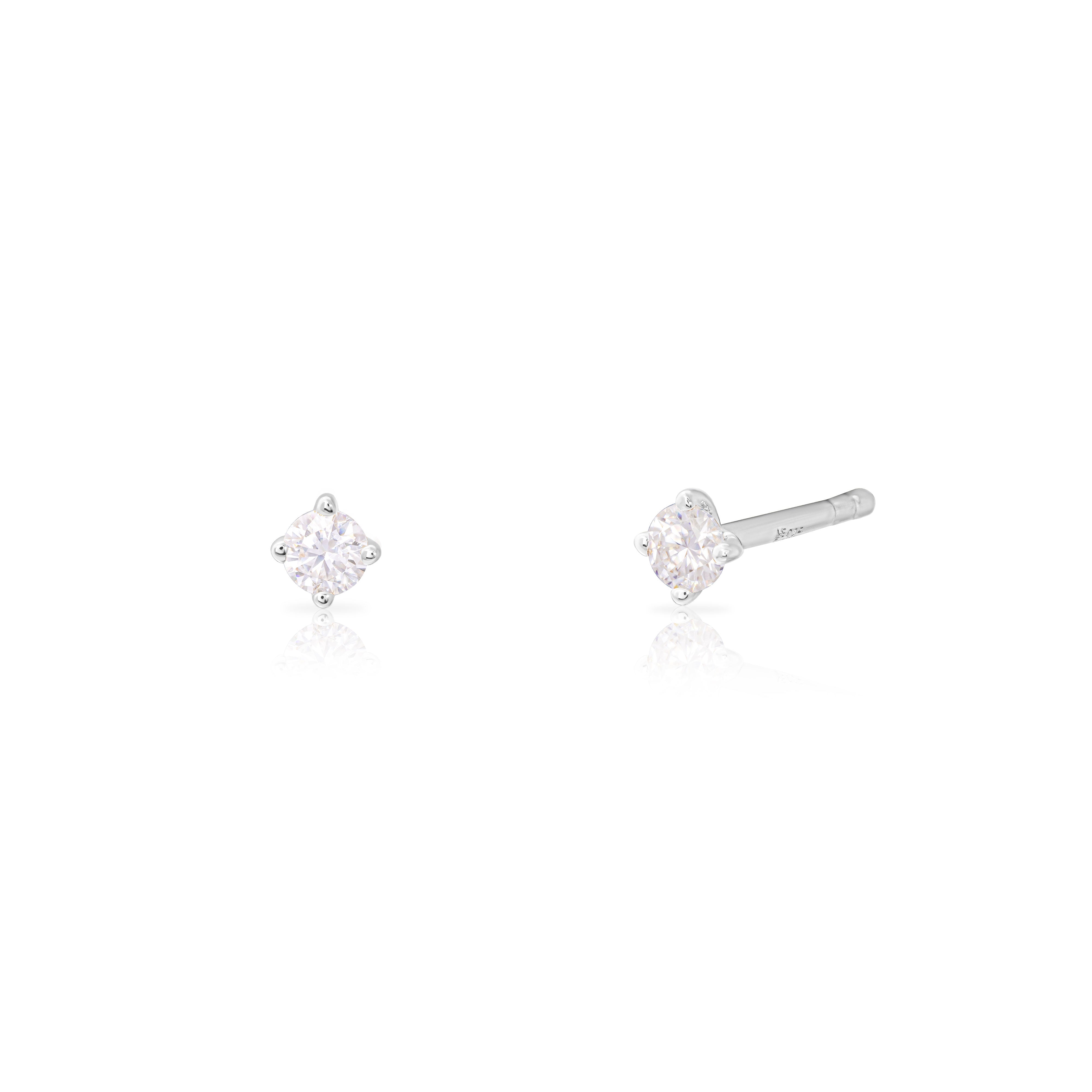 Brila Moissanite Stud Earrings