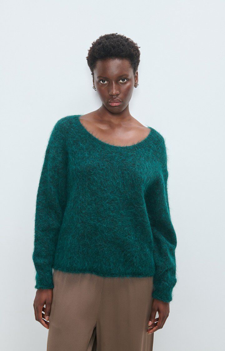 Women's jumper Nuny | Cypress Black Melange | NUN18C