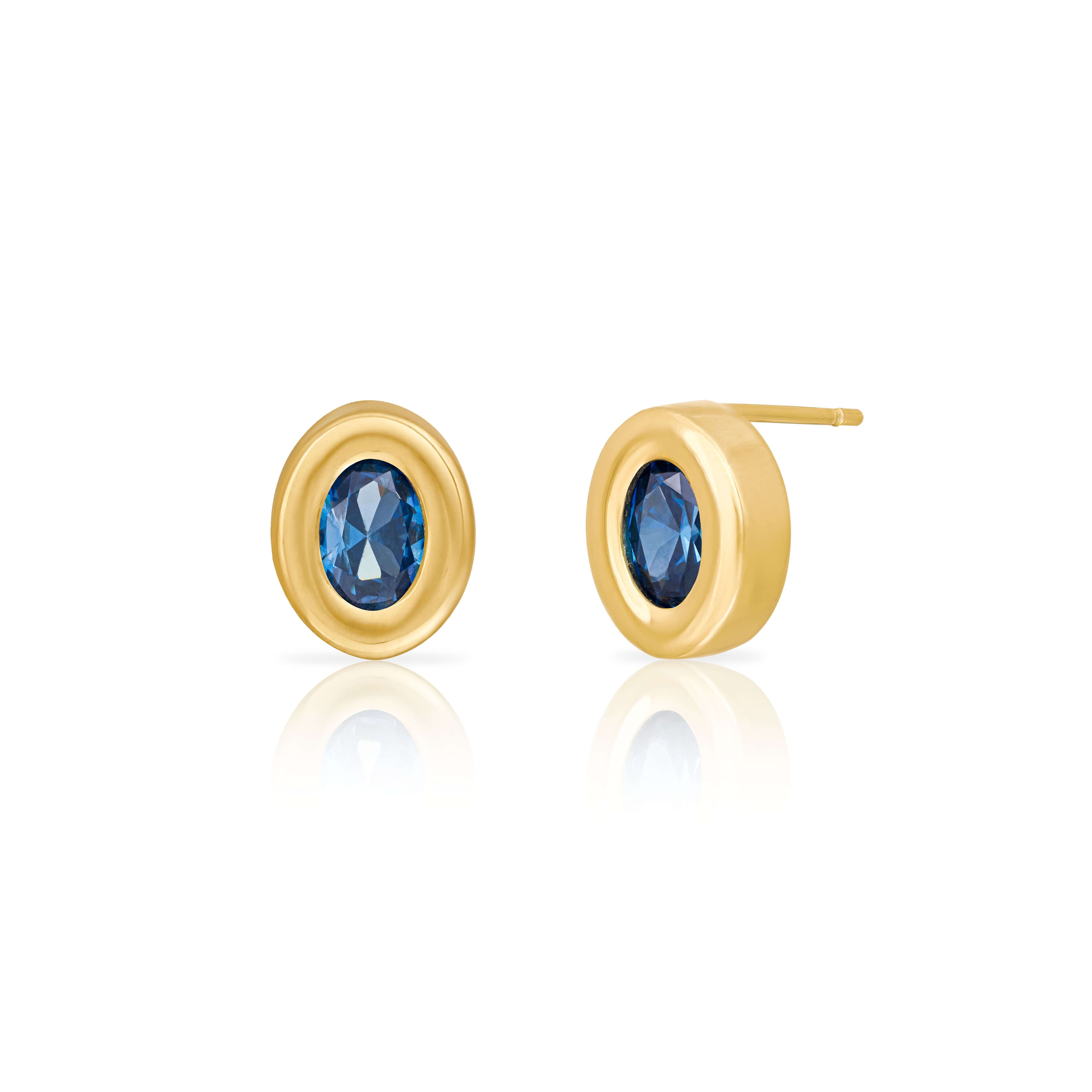 Halle crystal Stud Earrings - Waterproof