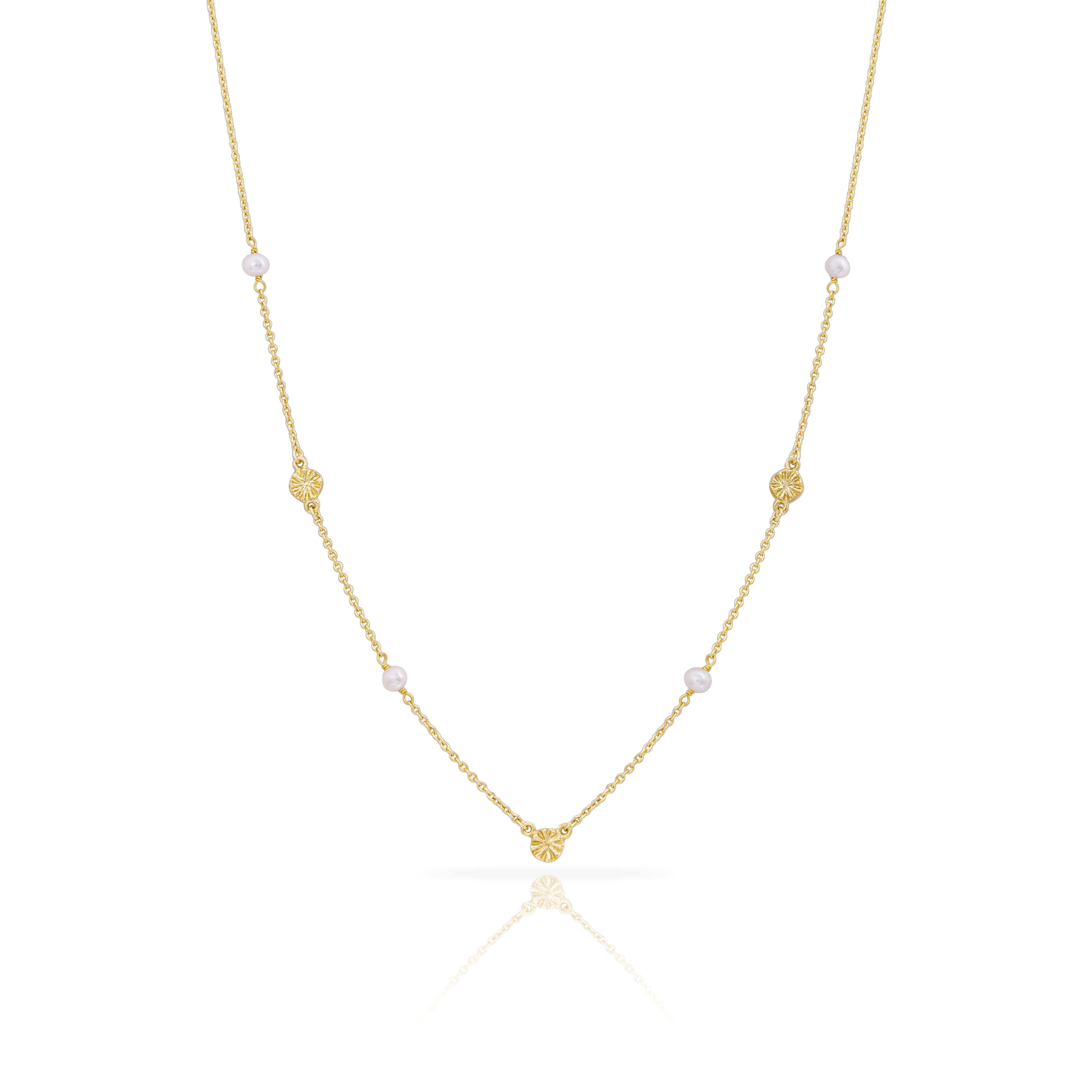 Gaia freshwater pearl necklace