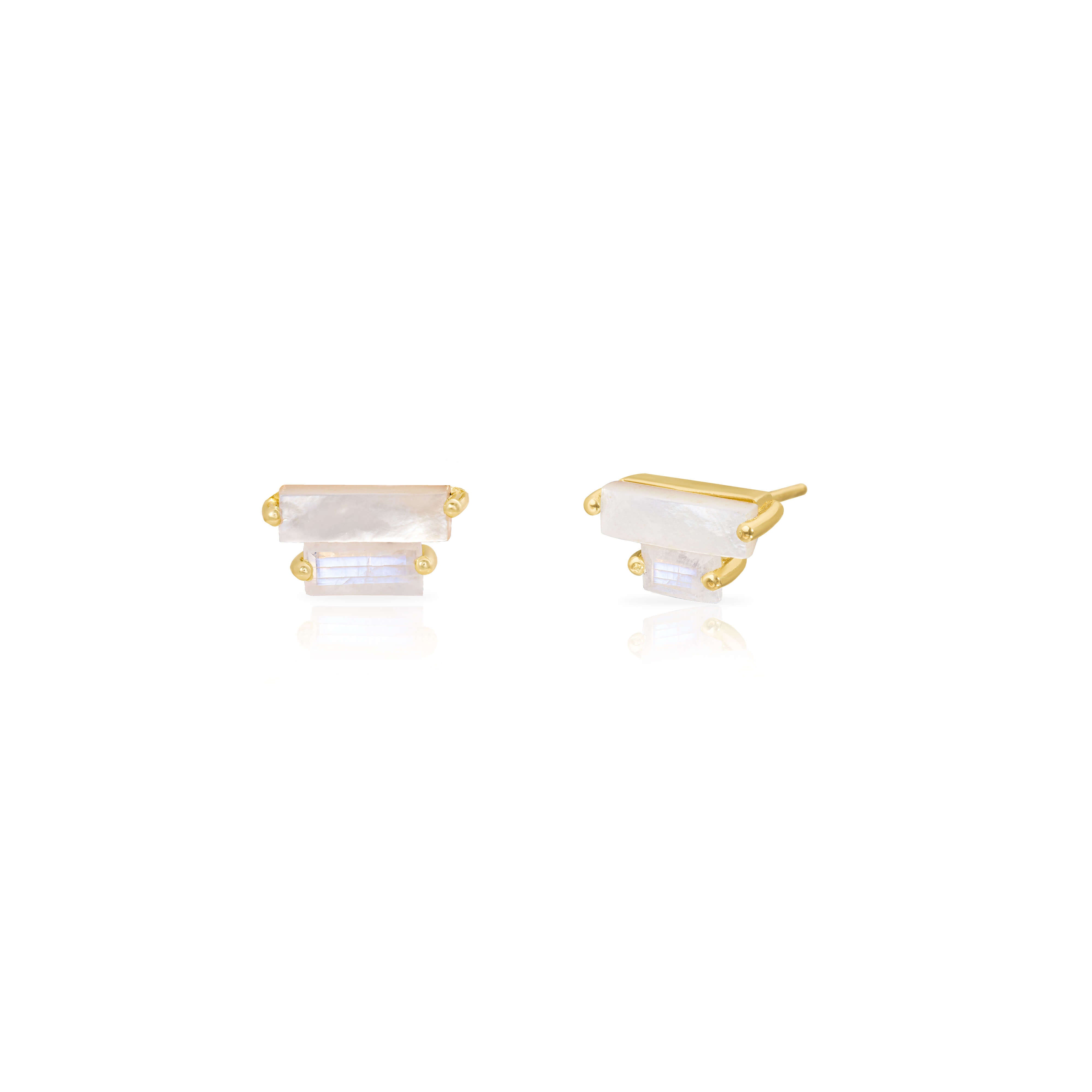 Azura semi-precious stud earrings