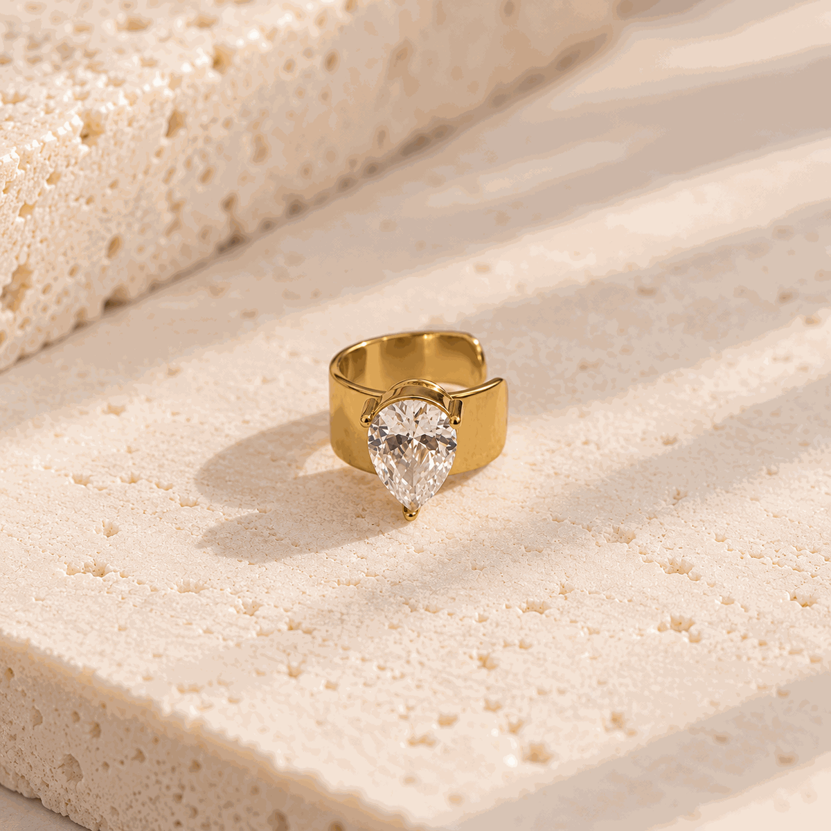 Ria crystal ear cuff | waterproof