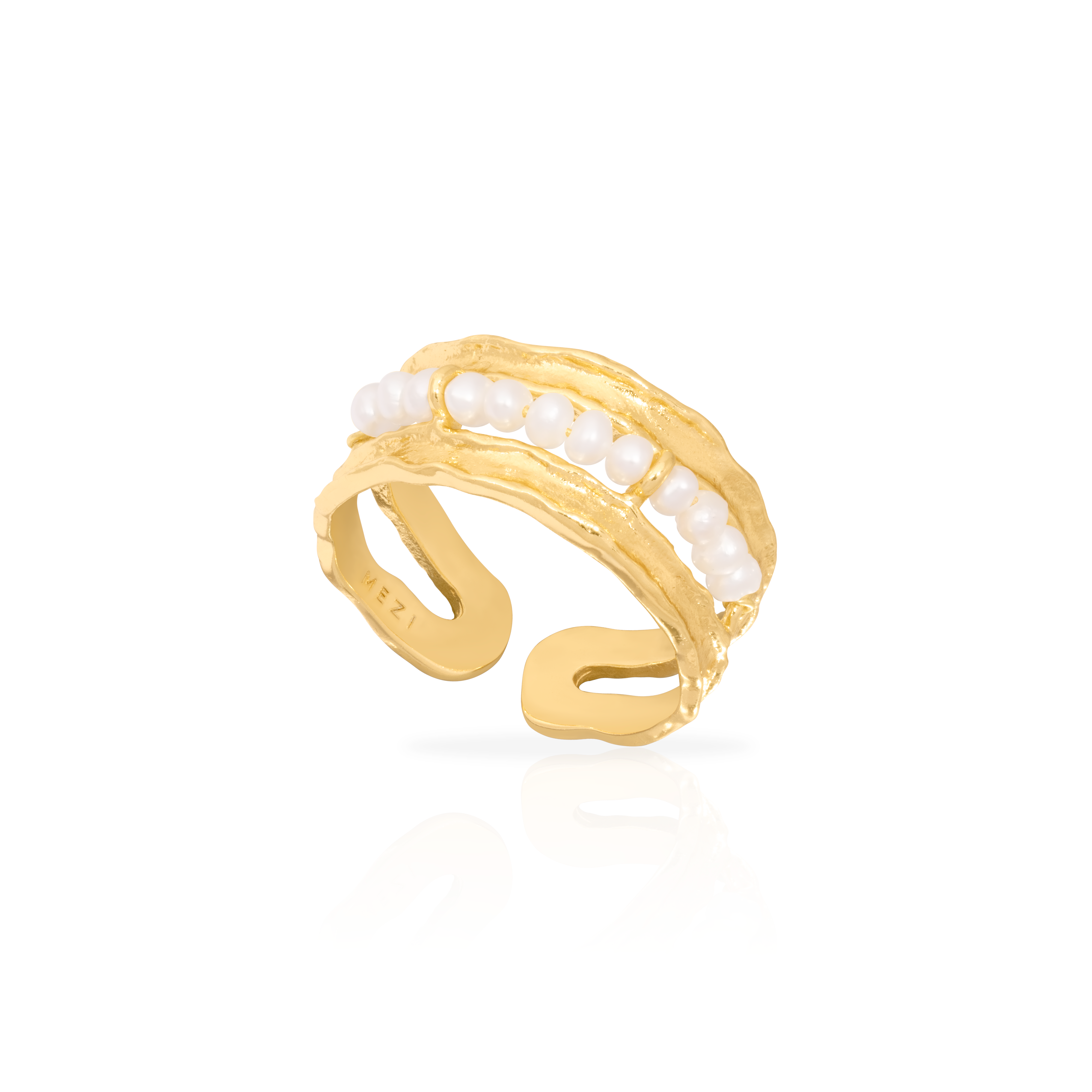Melia semi-precious ring