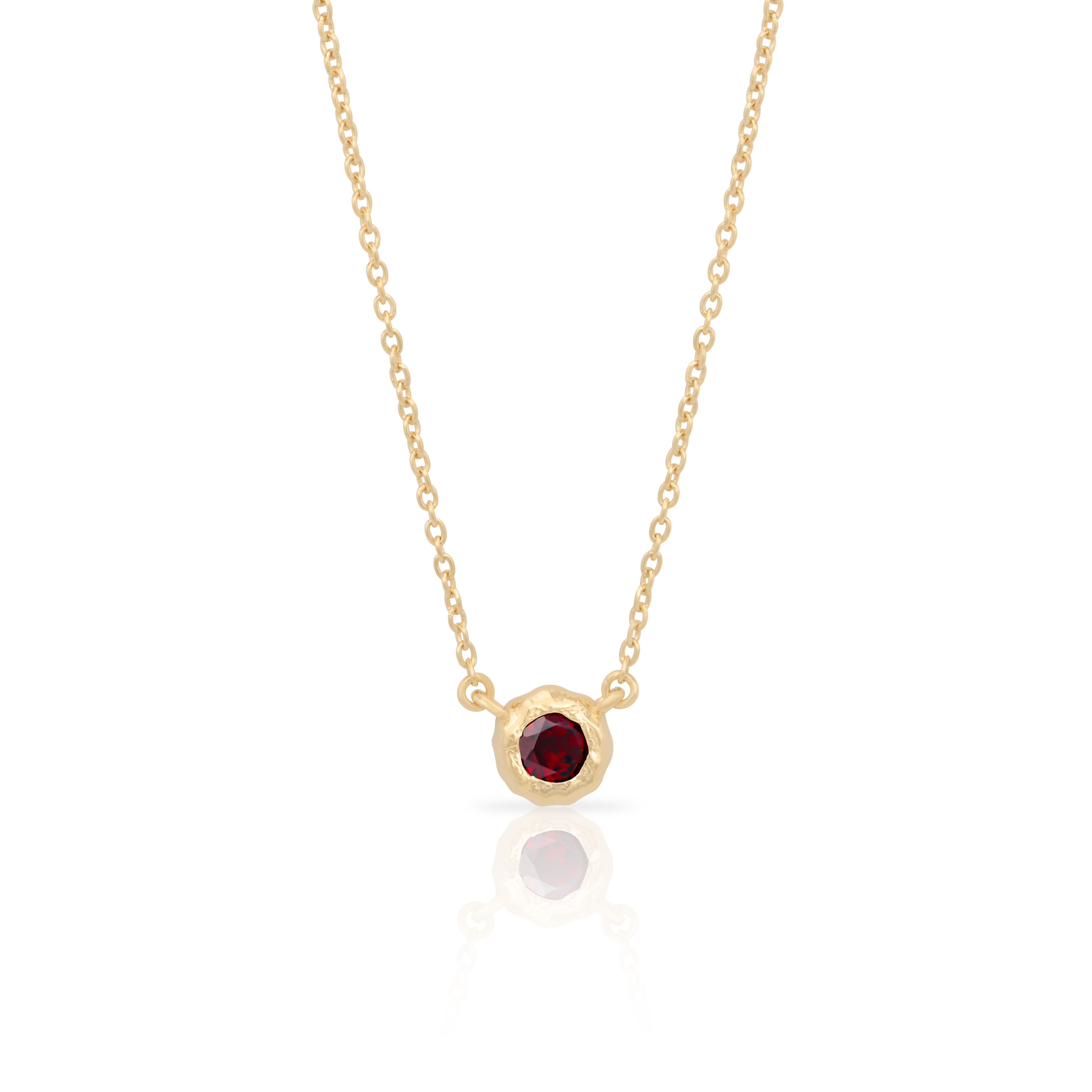 Auric moissanite necklace
