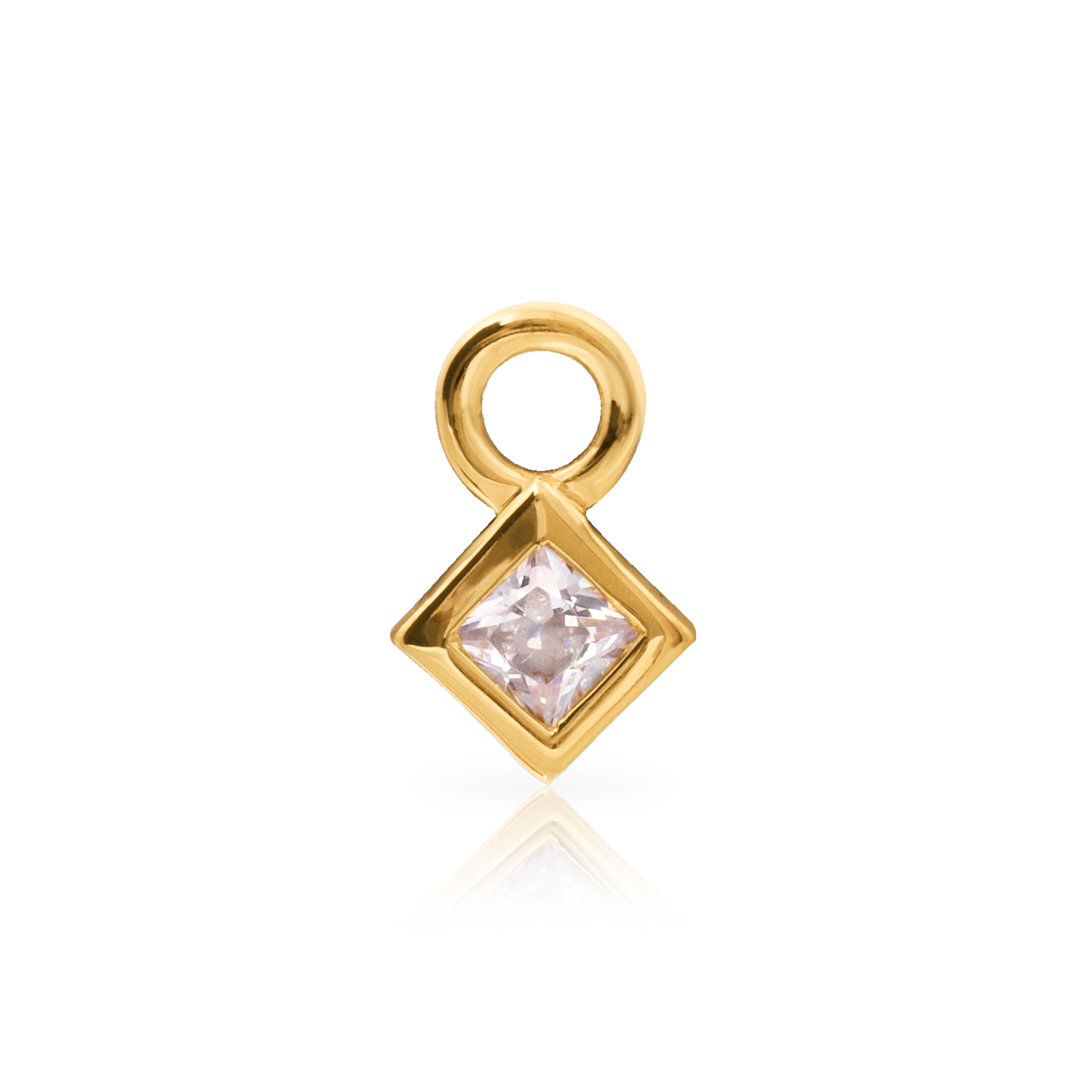 Diamond gold Charm
