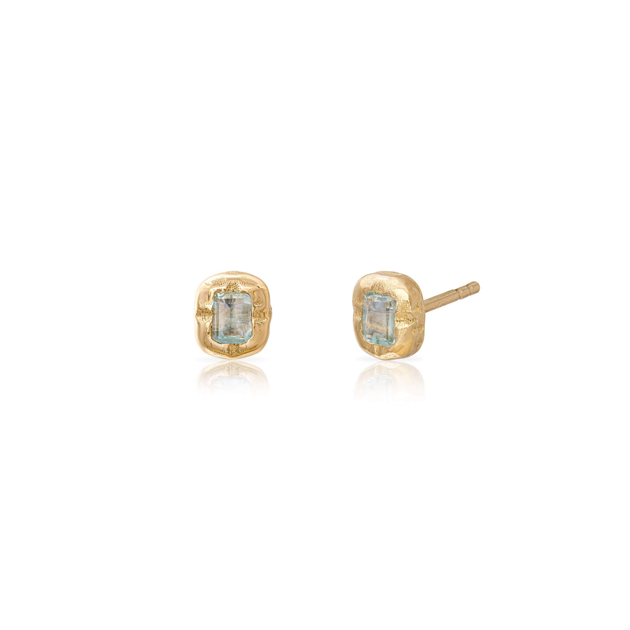 Prism Moissanite stud earrings