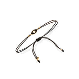 Tosia evil eye enamel thread bracelet