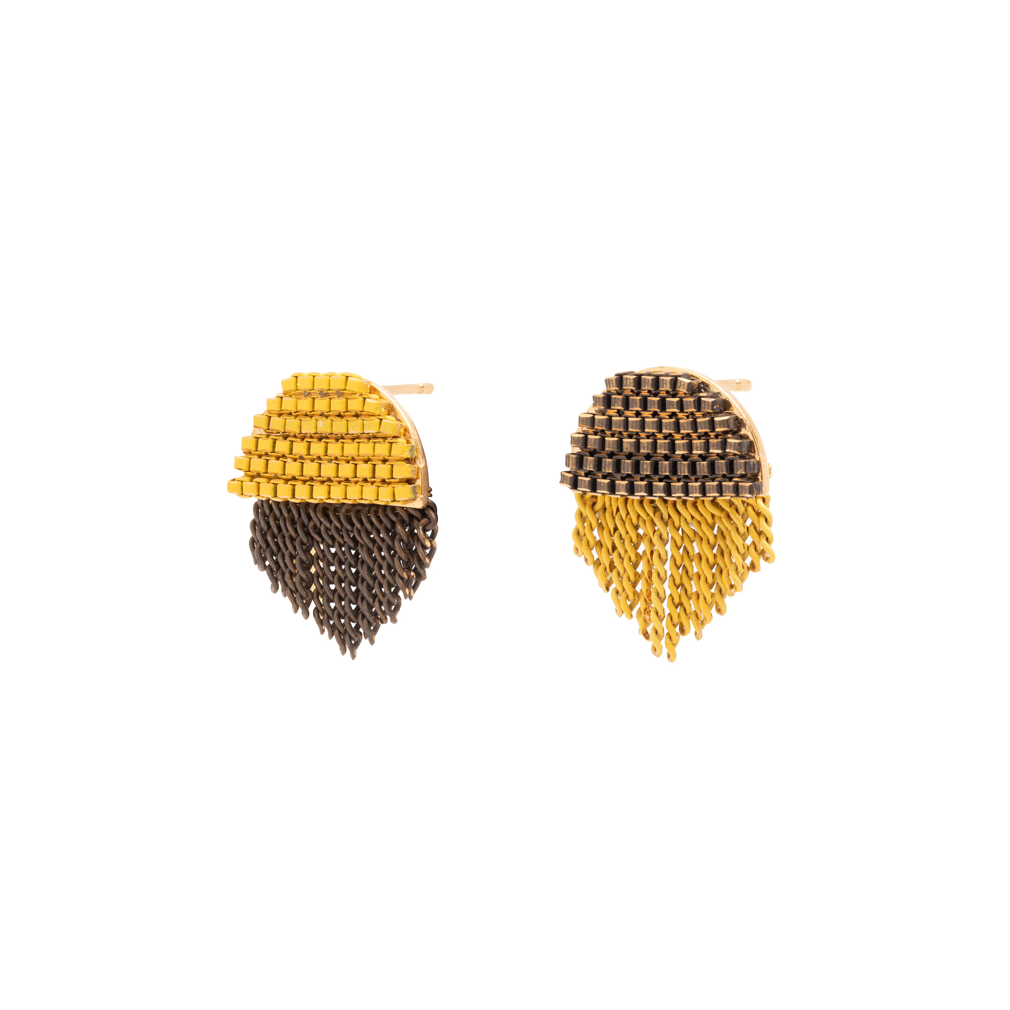 Twyla tassel stud earrings | MEZI