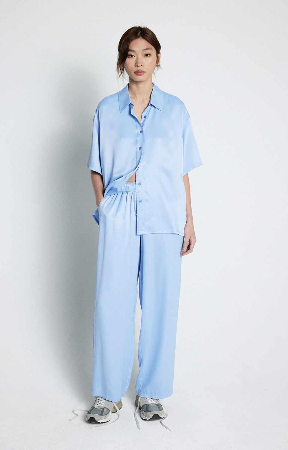 American Vintage LA MAISON UNY10BE25 PANTALON LARGE US