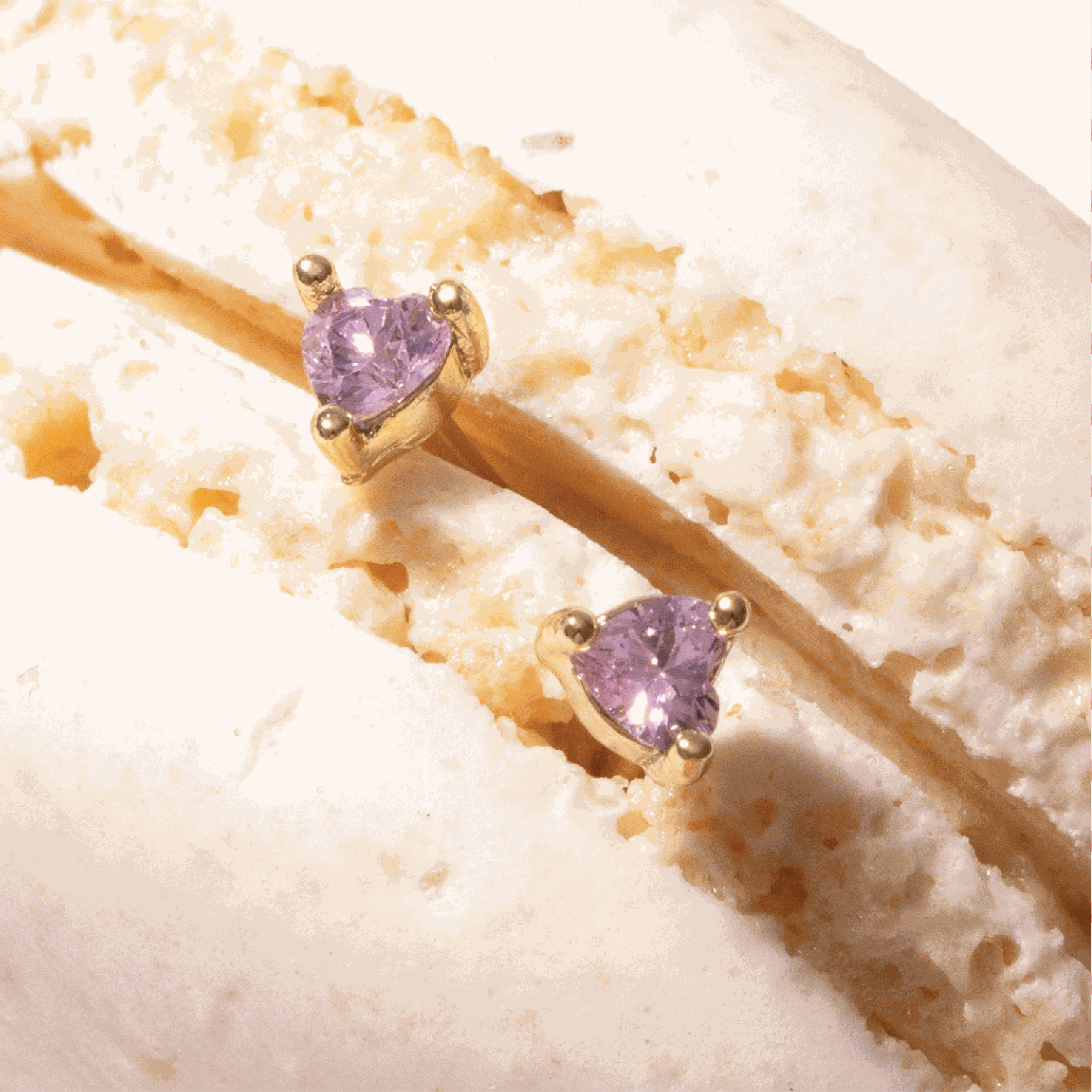 Herz heart studs