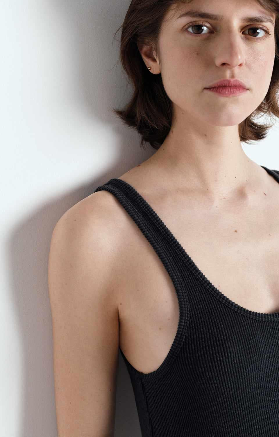 American Vintage LA MAISON YRU14AE25 ROBE LONGUE DROITE BRETELLES COL ROND