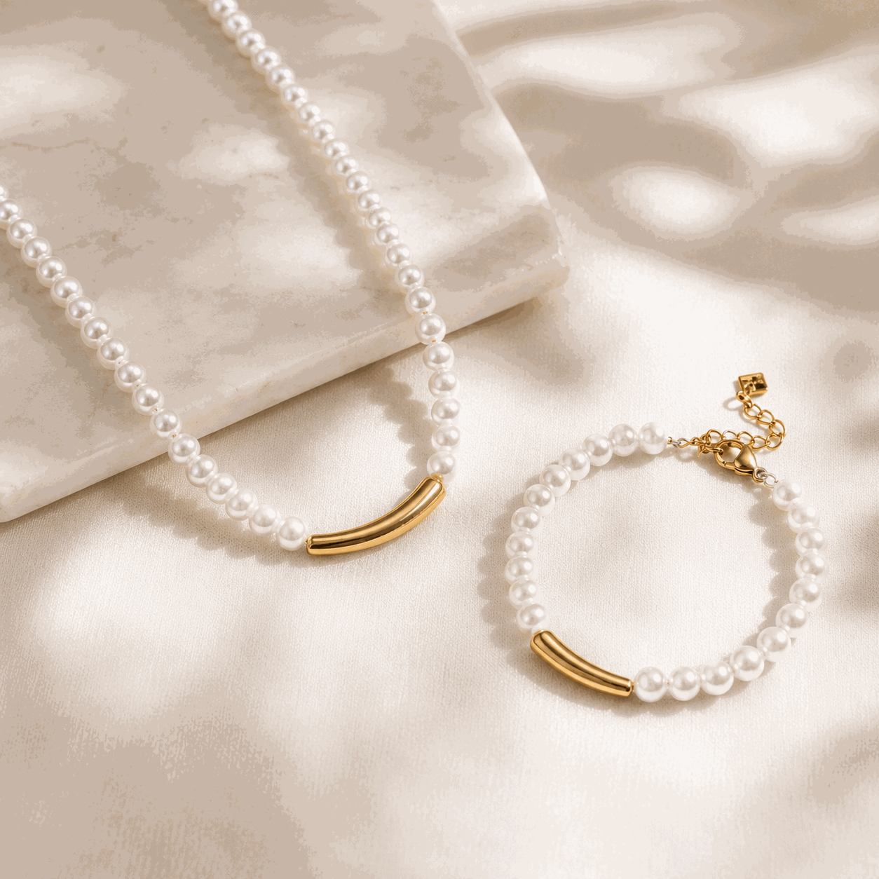 Zahi Waterproof Pearl Set | MEZI | MEZI