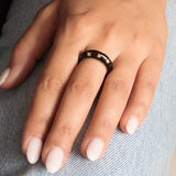 Agata enamel ring