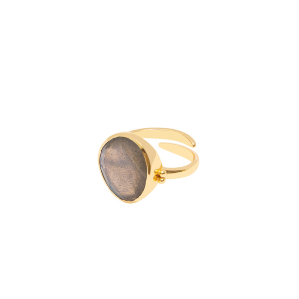 Asura semi-precious stone ring